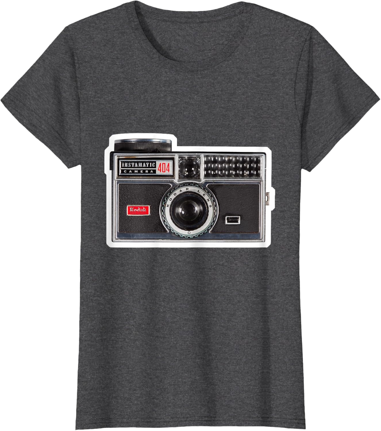 image:imageKODAK INSTAMATIC Camera Design TShirtDark Heather Grey