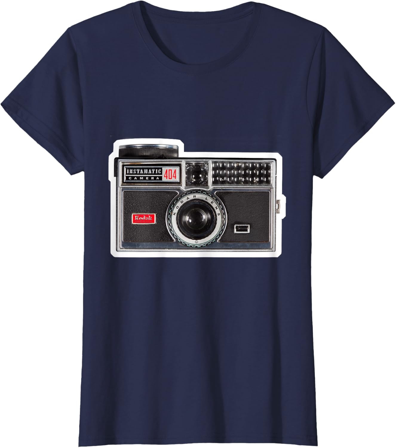 image:imageKODAK INSTAMATIC Camera Design TShirtNavy Blue