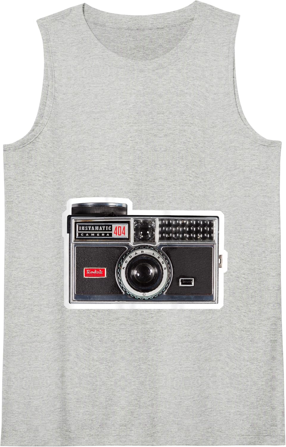 image:imageKODAK INSTAMATIC Camera Design Tank TopHeather Grey