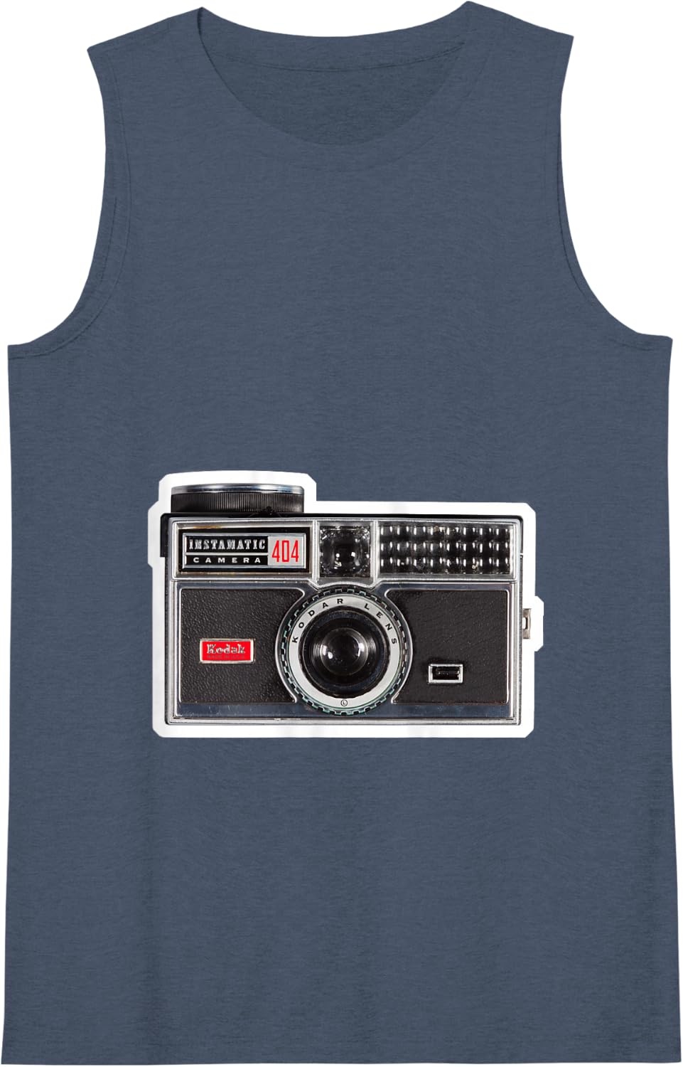 image:imageKODAK INSTAMATIC Camera Design Tank TopNavy Blue