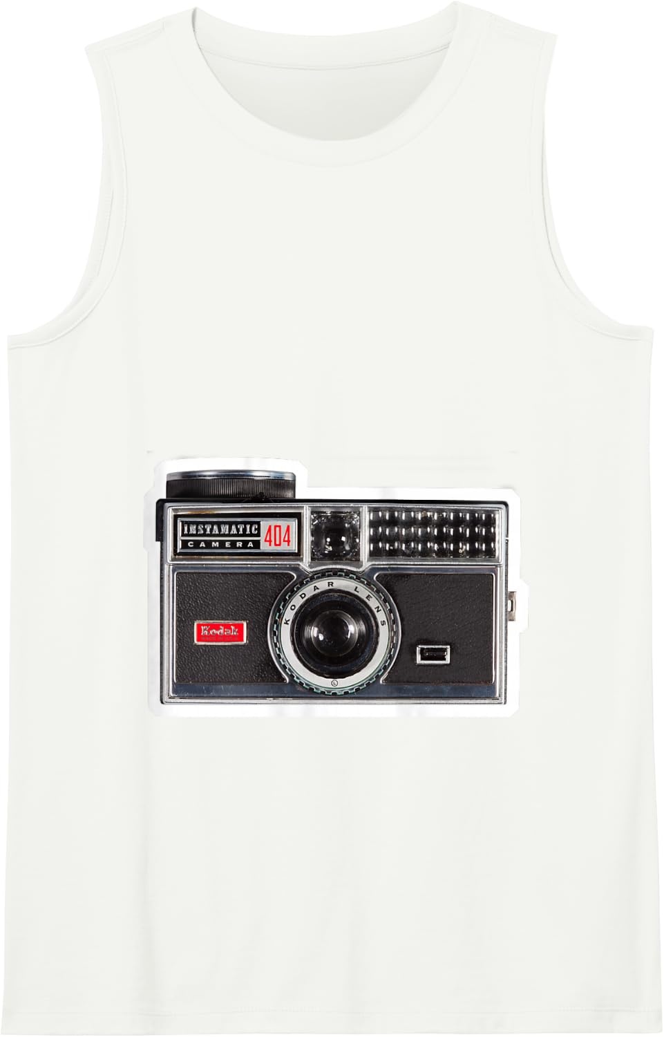 image:imageKODAK INSTAMATIC Camera Design Tank TopWhite