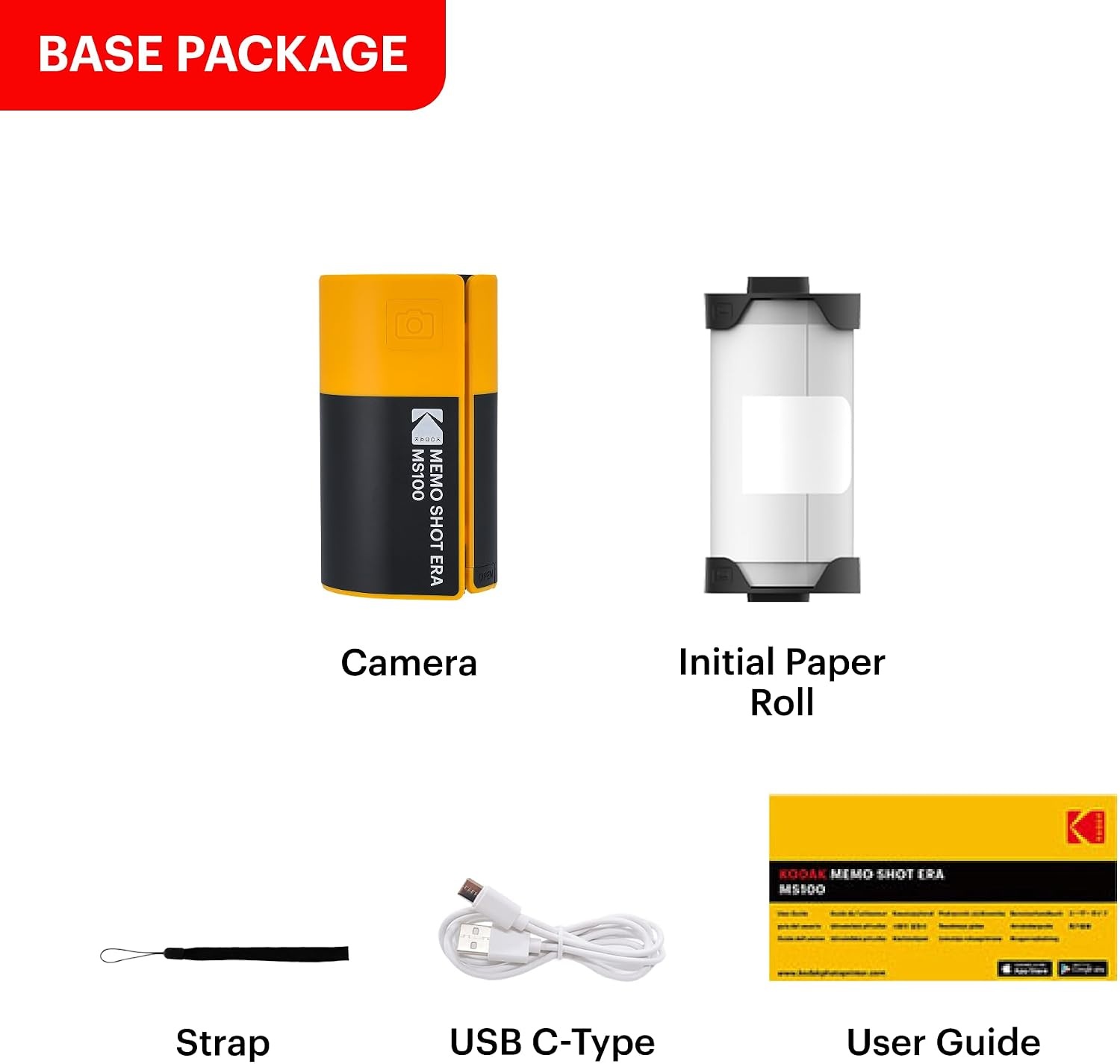 image:imageKODAK Label Maker Machine 12 Refills Bundle Bluetooth YellowYellow