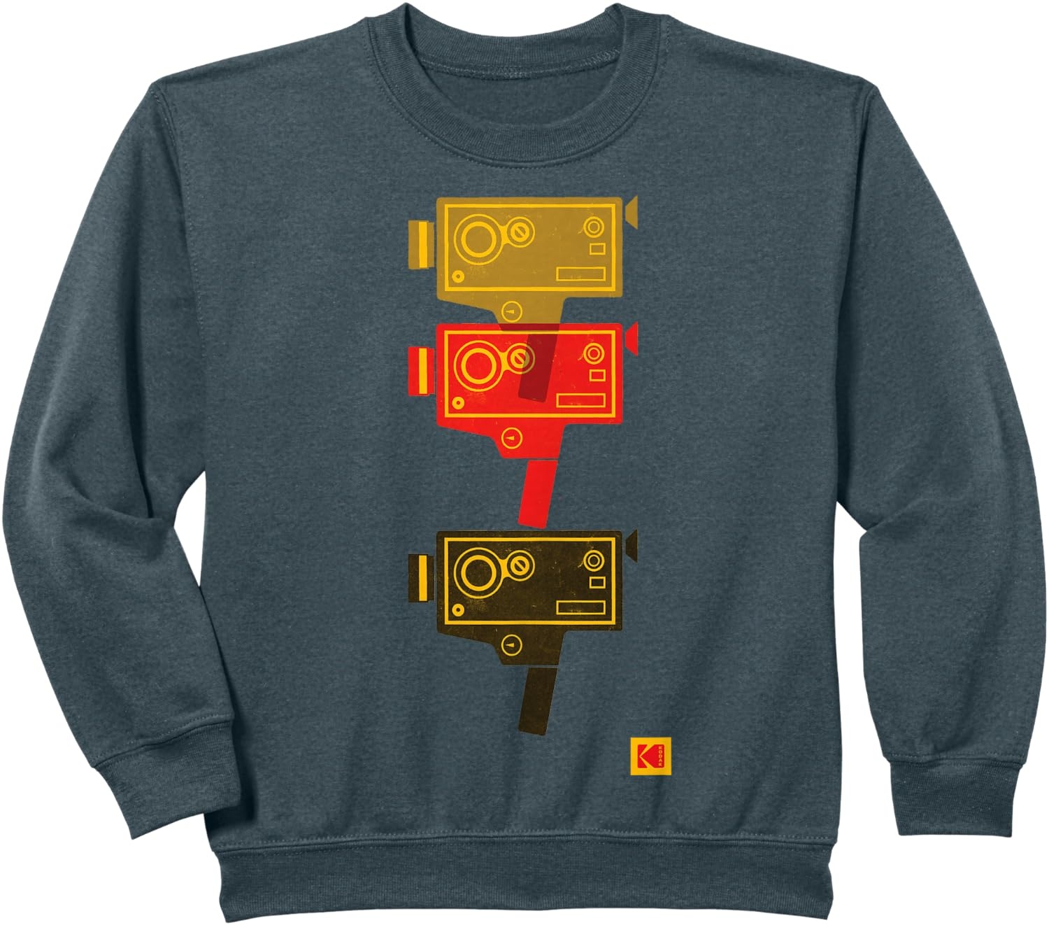 image:imageKODAK M7 Movie Camera Art SweatshirtDark Heather Grey