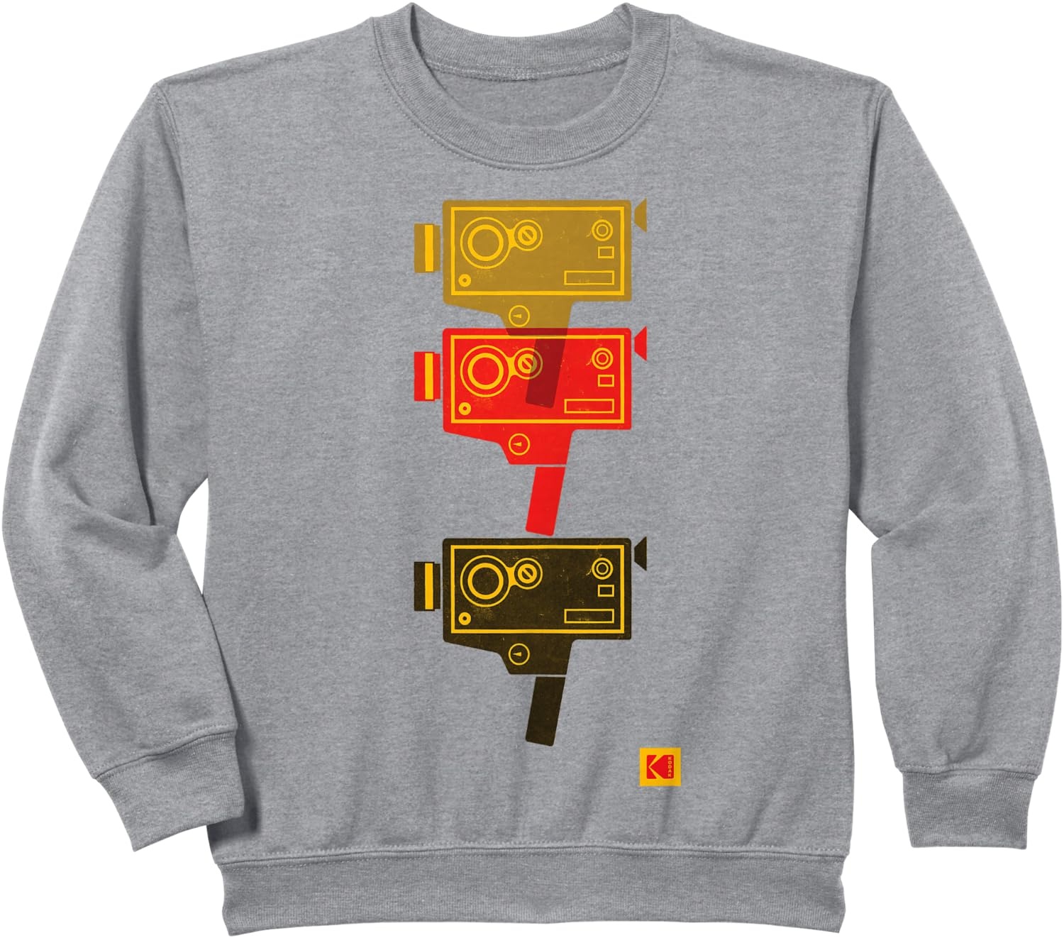image:imageKODAK M7 Movie Camera Art SweatshirtHeather Grey