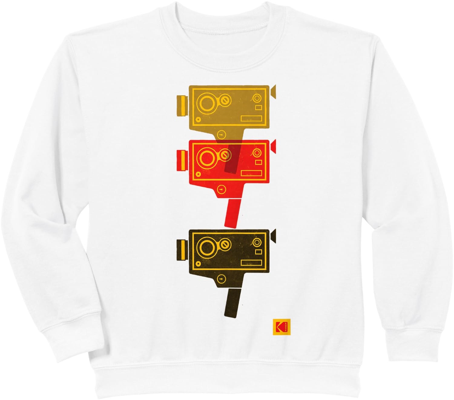 image:imageKODAK M7 Movie Camera Art SweatshirtWhite