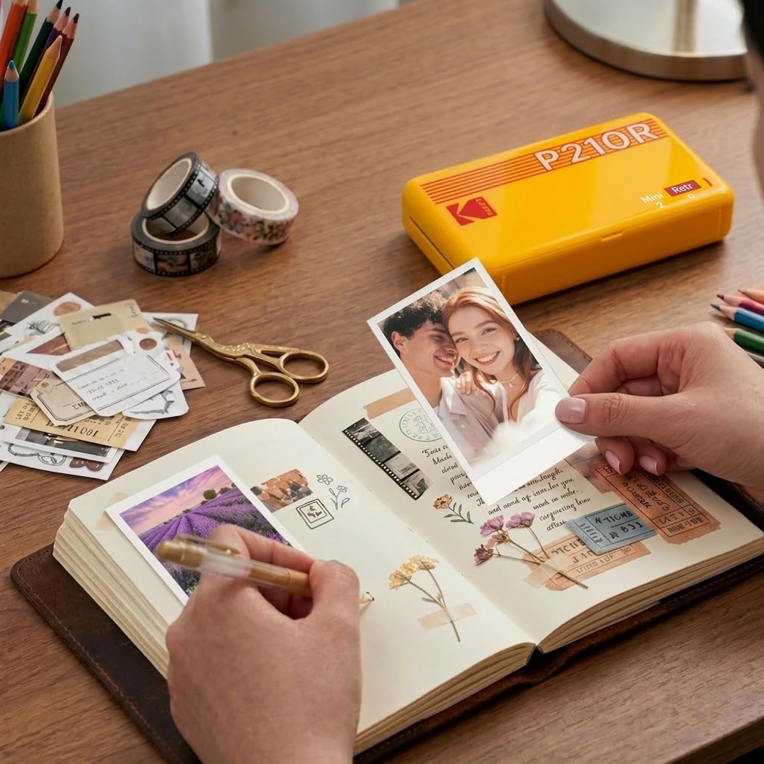 image:imageKODAK Mini 2 Retro 2x3 Portable Photo Printer 4PASS 38 Sheets WhiteWhite