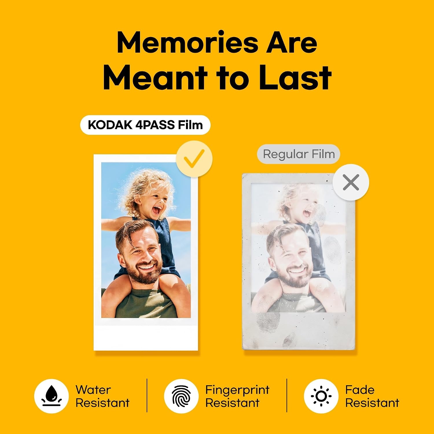 image:imageKODAK Mini 2 Retro 2x3 Portable Photo Printer 4PASS 38 Sheets WhiteYellow