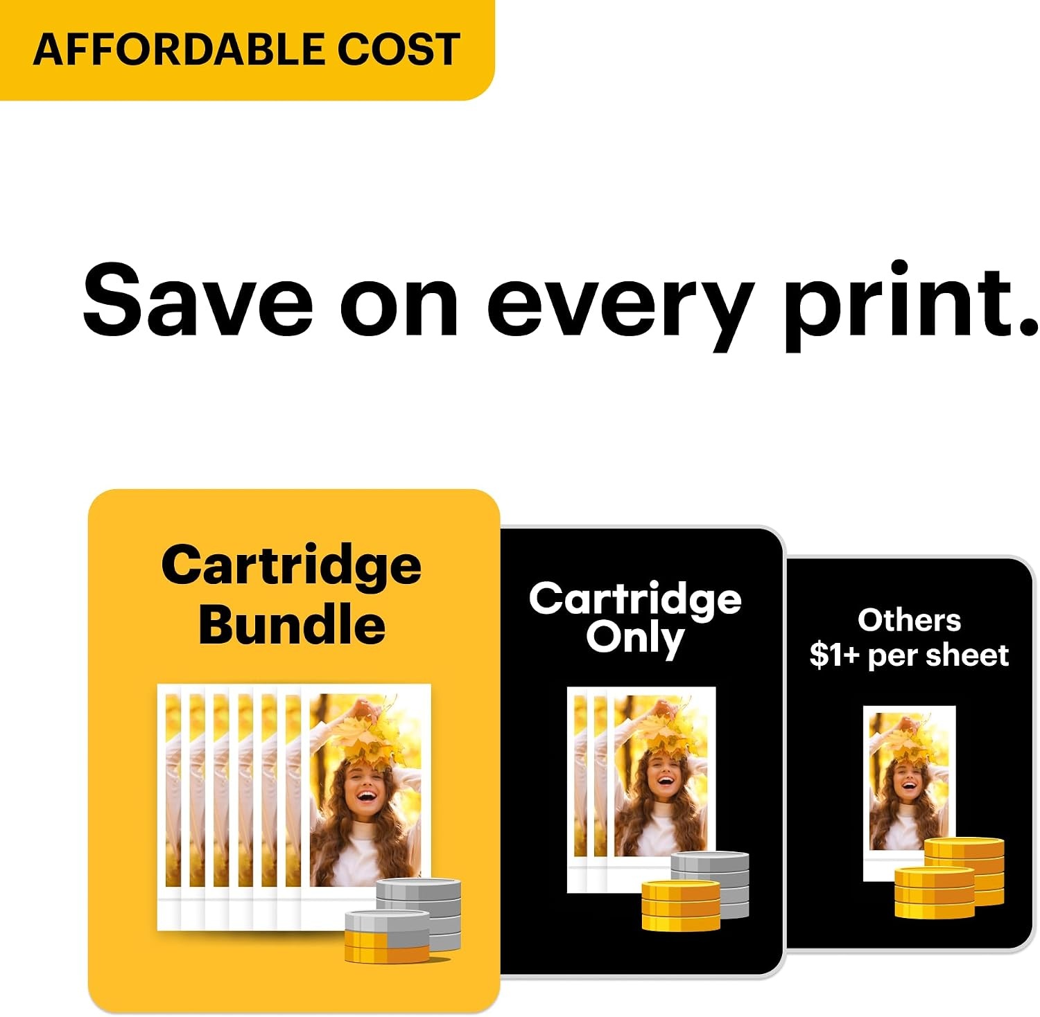image:imageKODAK Mini 2 Retro 2x3 Portable Photo Printer 4PASS 38 Sheets WhiteYellow