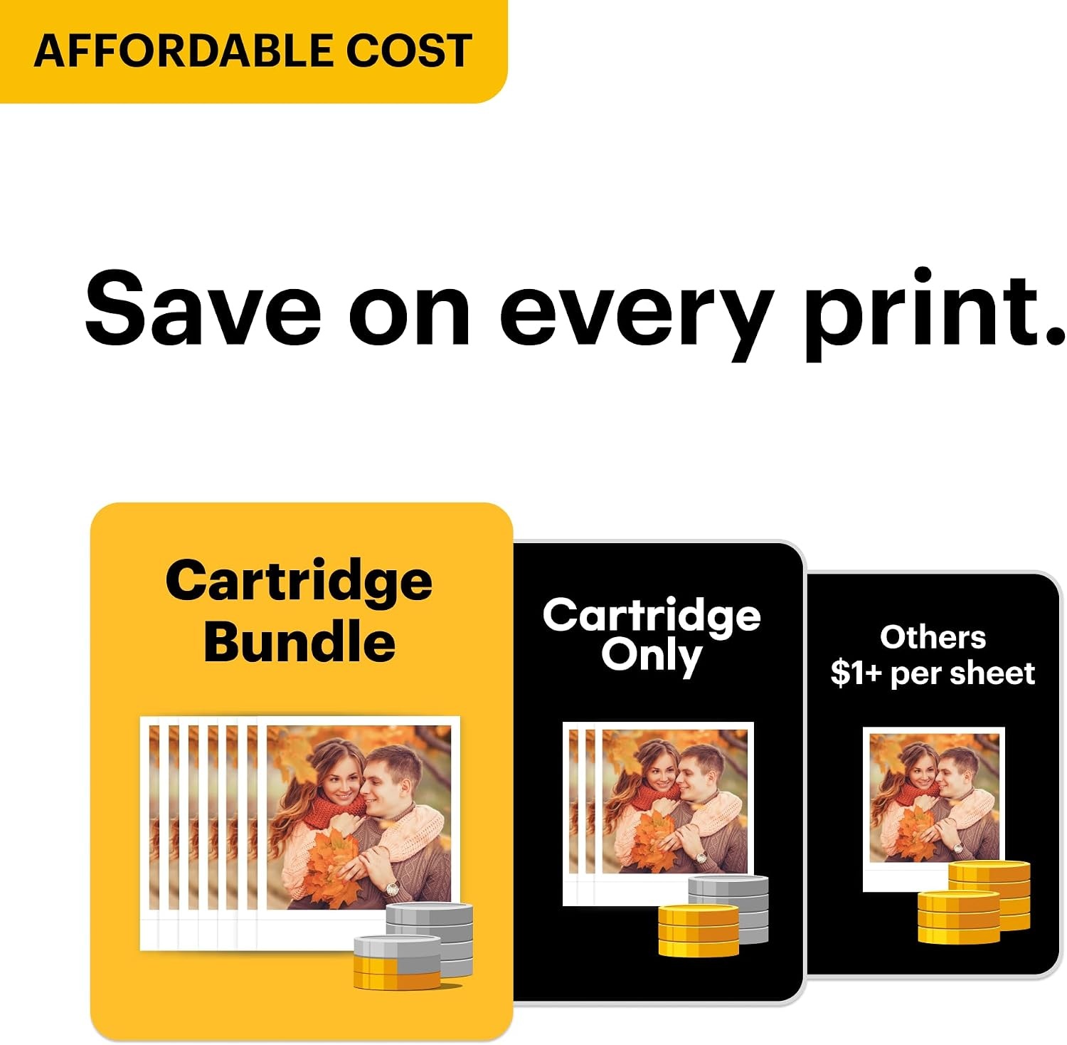 image:imageKODAK Mini 3 Retro 3x3 Portable Photo Printer 4PASS 38 Sheets WhiteWhite