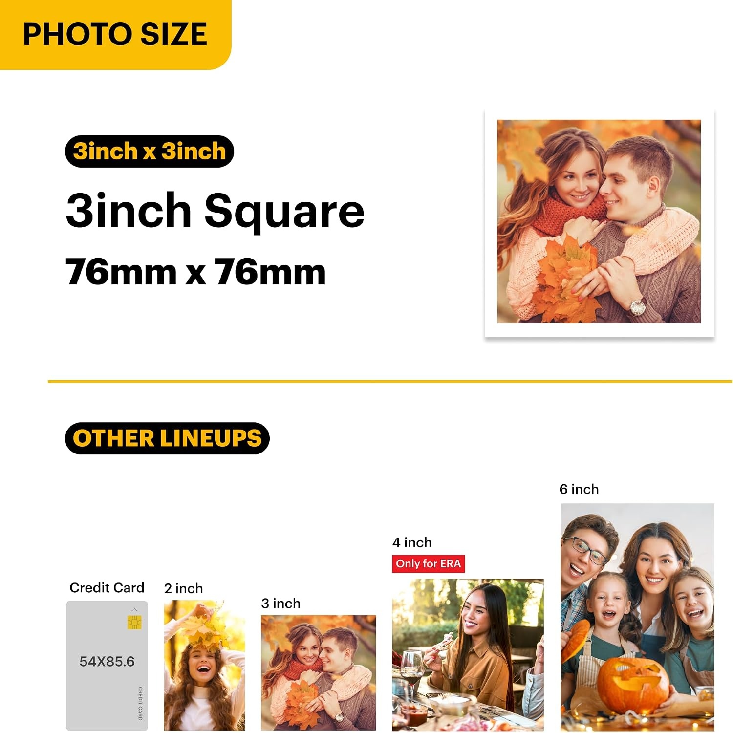 image:imageKODAK Mini 3 Retro 3x3 Portable Photo Printer 4PASS 38 Sheets WhiteWhite