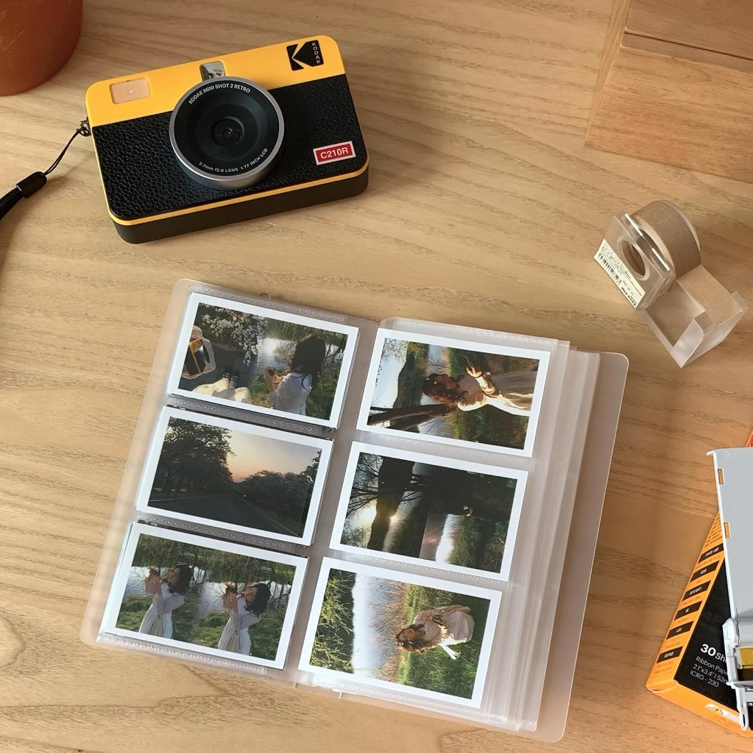 image:imageKODAK Mini Shot 2 Retro 2x3 Instant Camera Photo Printer 38 Sheet YellowYellow