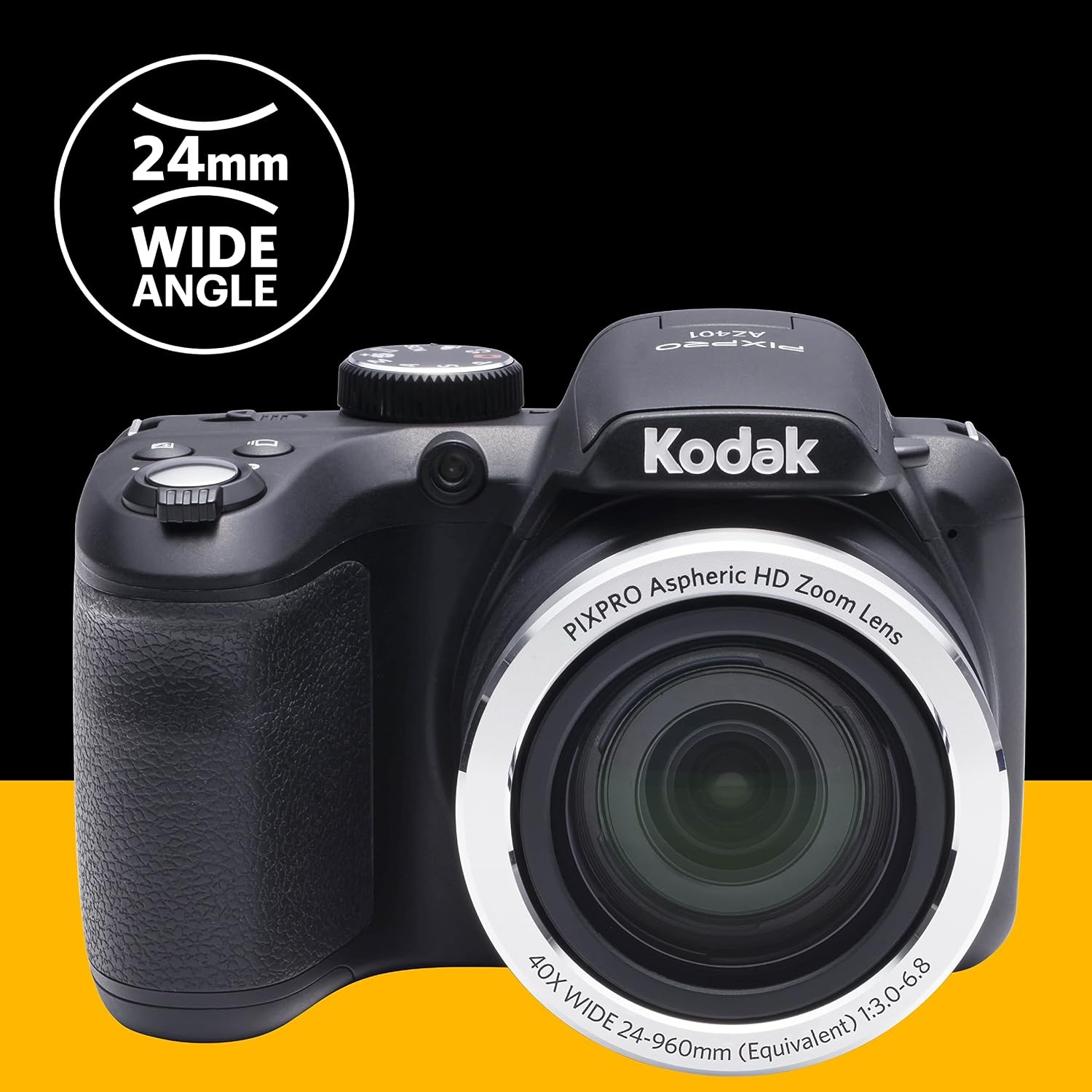 image:imageKODAK PIXPRO Astro Zoom AZ401RD 16MP Point amp Shoot Digital Camera with 40X Optical Zoom and 3 LCD RedBlack