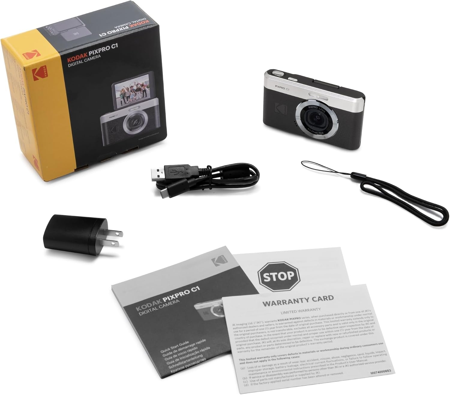 image:imageKODAK PIXPRO C1 13MP Compact Digital Camera 26mm Fixed Lens BlackBlack