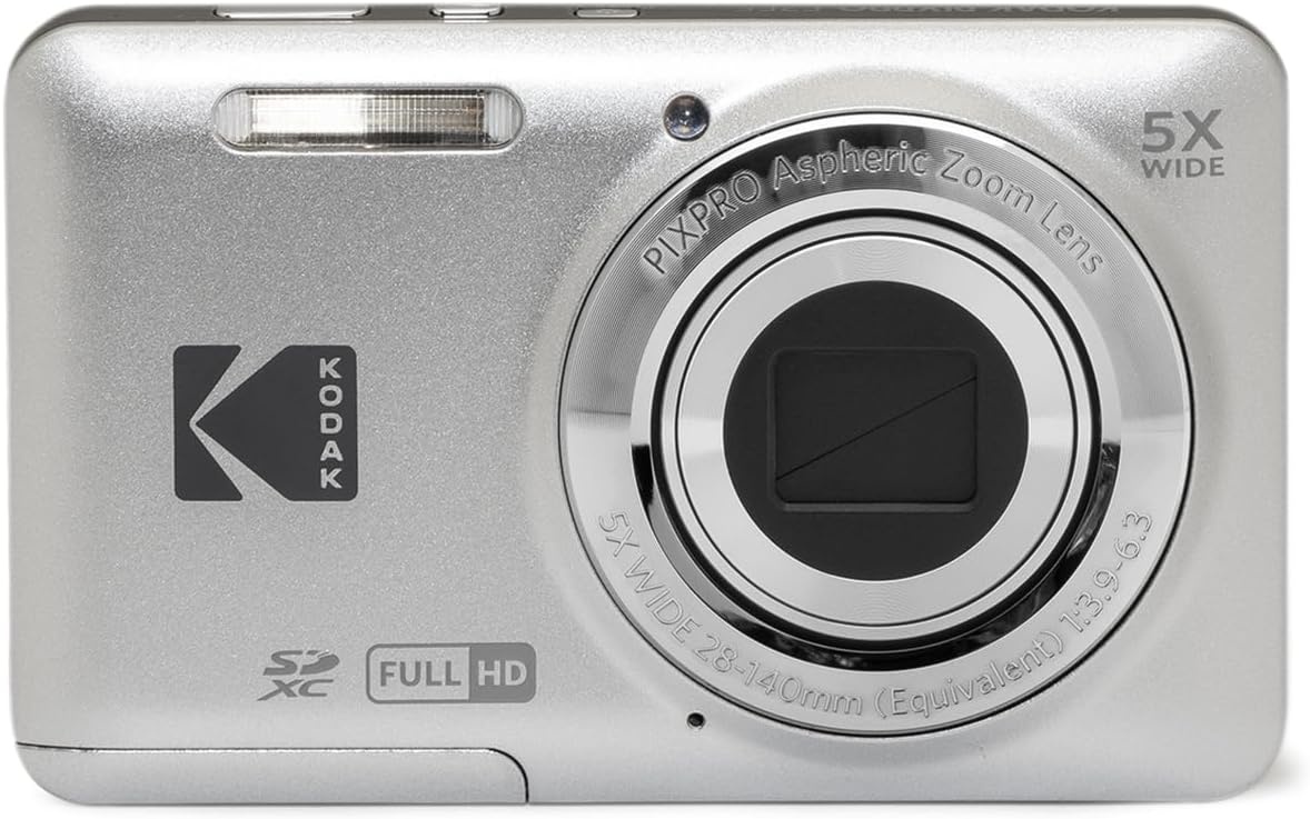 image:imageKODAK PIXPRO FZ55 16MP Compact Digital Camera 5X Optical Zoom BlueGray