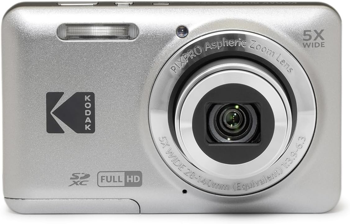 image:imageKODAK PIXPRO FZ55 16MP Compact Digital Camera 5X Optical Zoom BlueGray