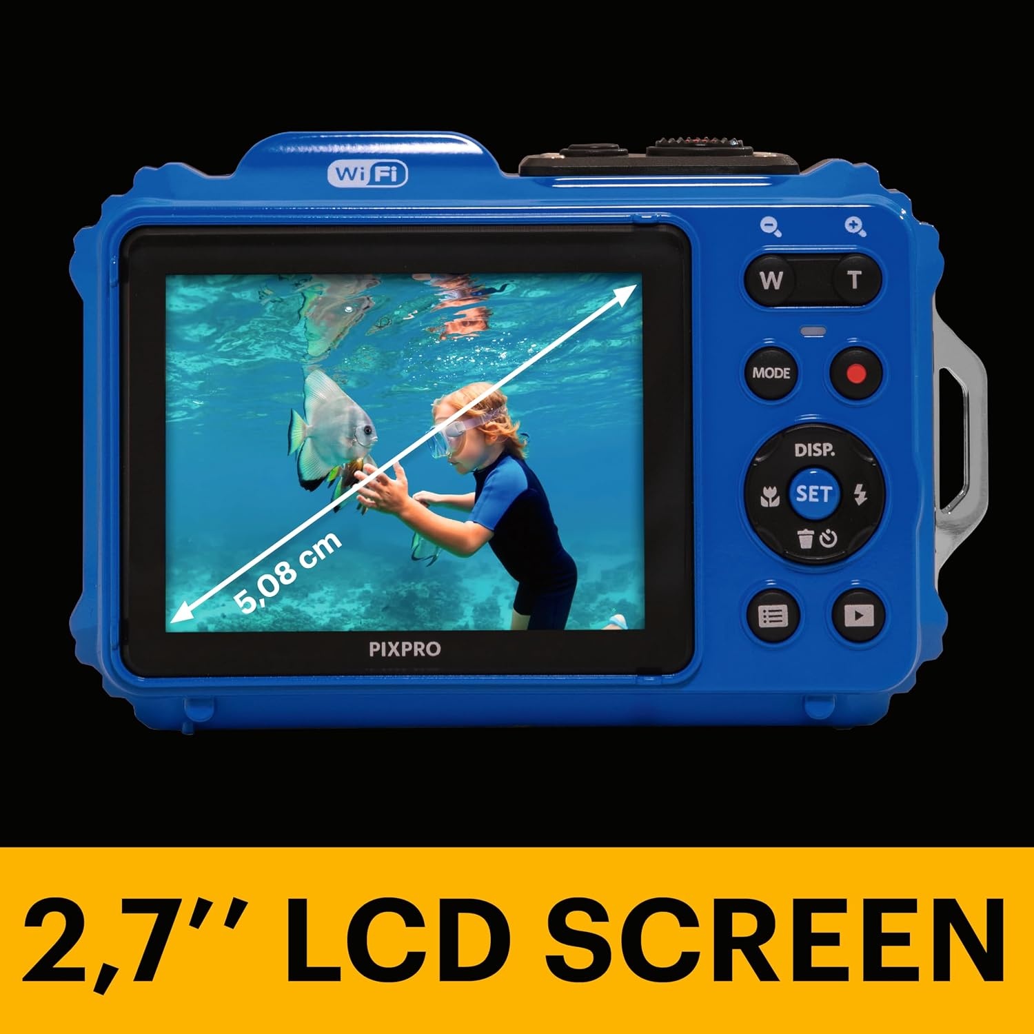 image:imageKODAK PIXPRO WPZ2 16MP Waterproof Digital Camera 15m 4X Zoom BlueBlue