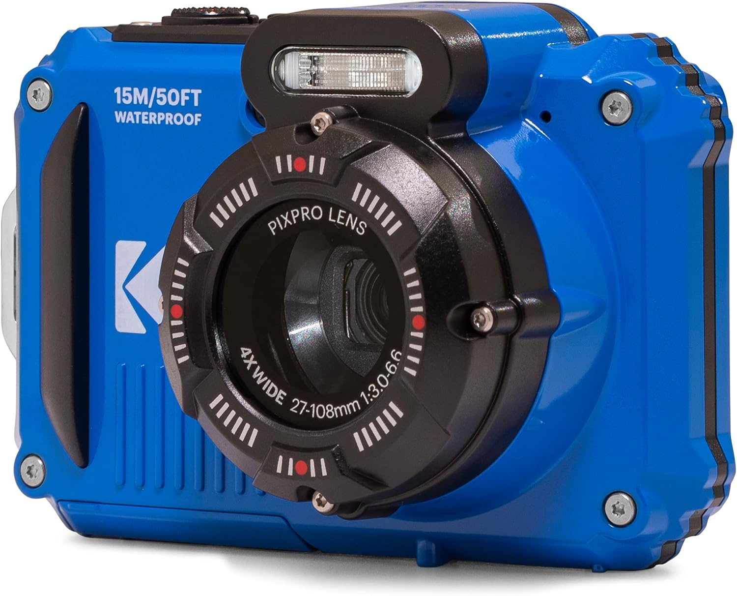 image:imageKODAK PIXPRO WPZ2 16MP Waterproof Digital Camera 15m 4X Zoom BlueBlue