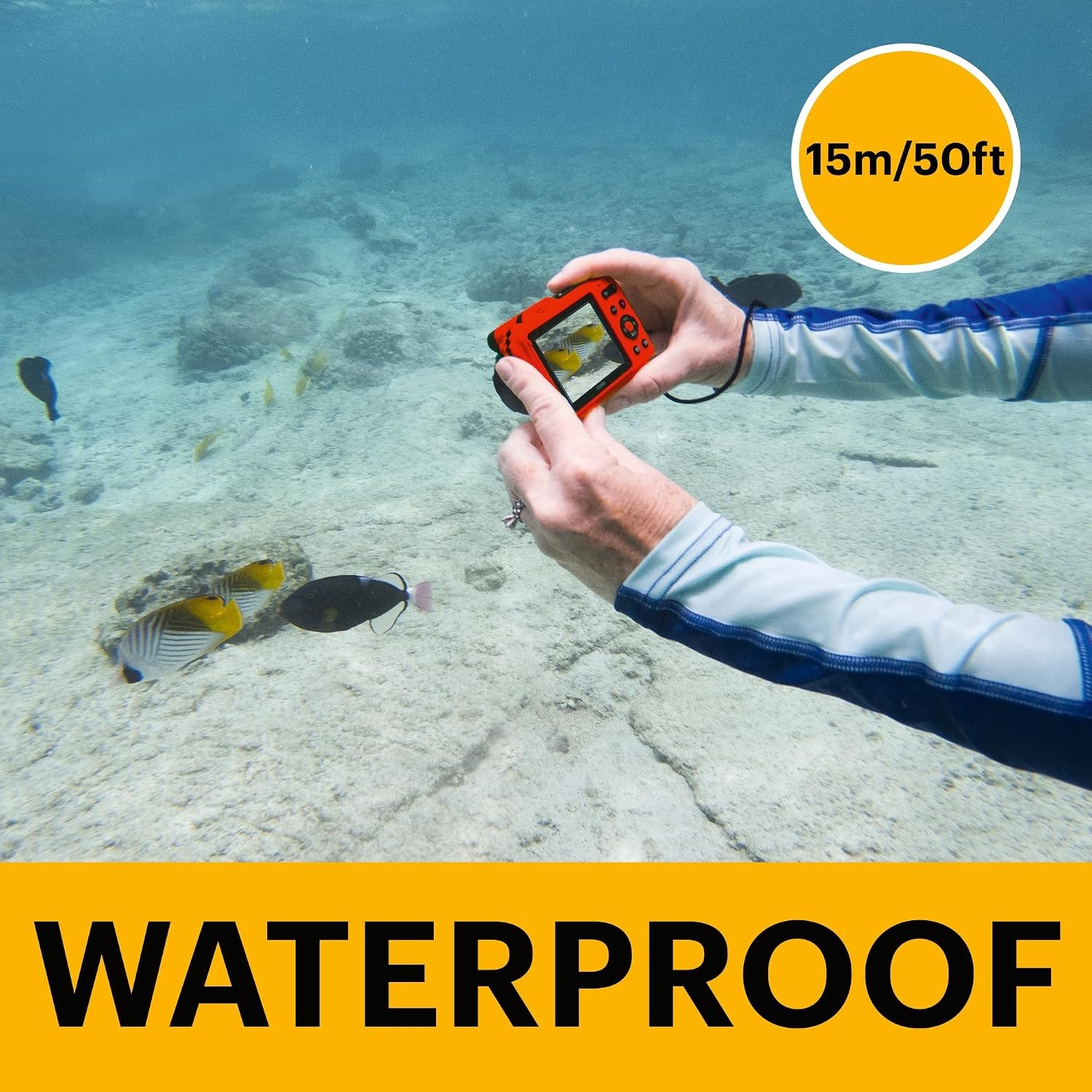 image:imageKODAK PIXPRO WPZ2 16MP Waterproof Digital Camera 15m 4X Zoom RedRed