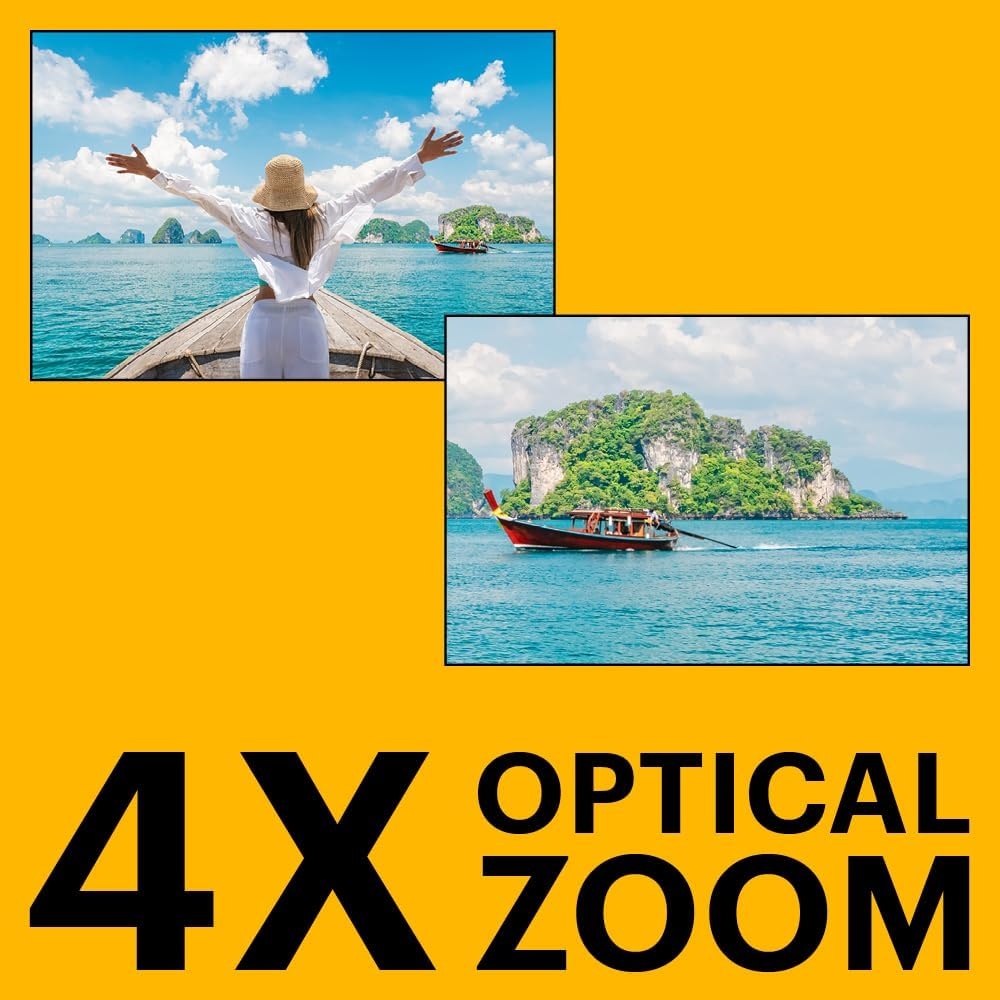 image:imageKODAK PIXPRO WPZ2 16MP Waterproof Digital Camera 15m 4X Zoom RedYellow