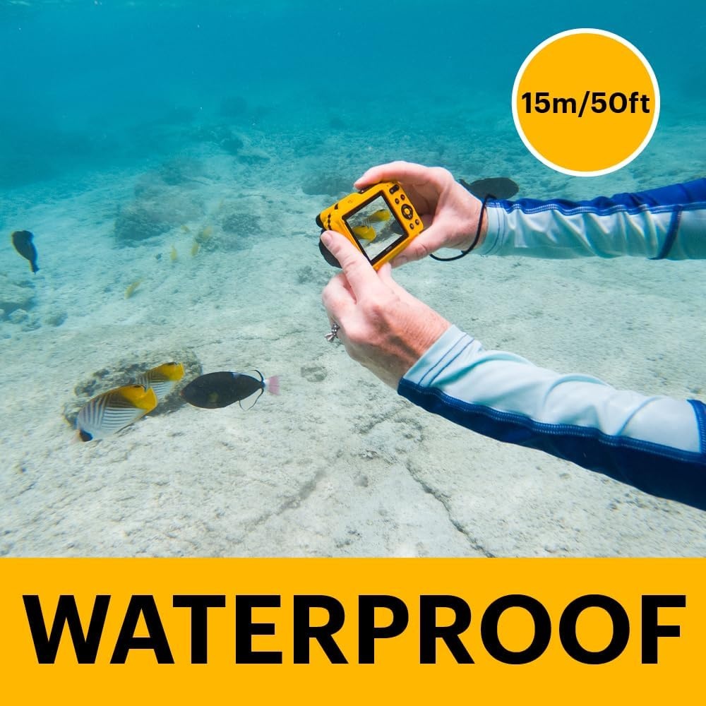 image:imageKODAK PIXPRO WPZ2 16MP Waterproof Digital Camera 15m 4X Zoom RedYellow