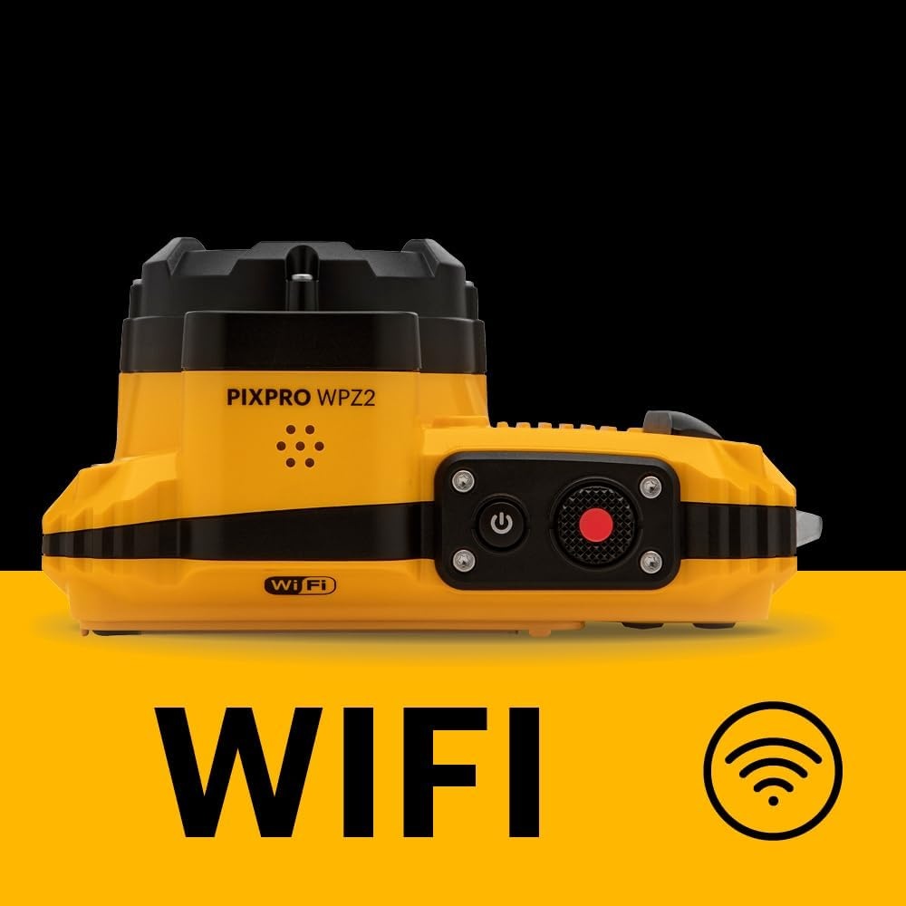 image:imageKODAK PIXPRO WPZ2 16MP Waterproof Digital Camera 15m 4X Zoom RedYellow