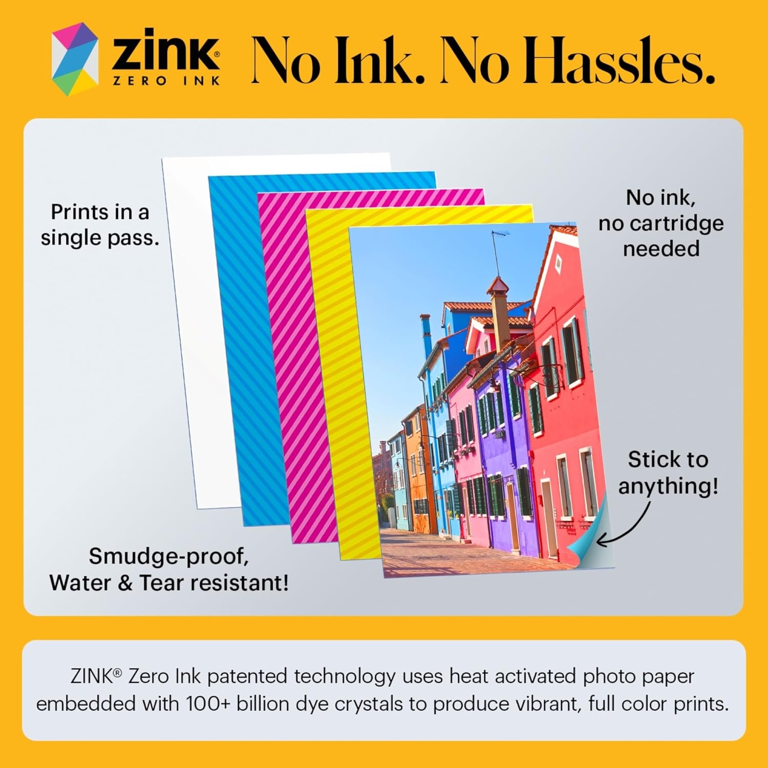 image:imageKODAK Printomatic FullColor Instant Print Digital Camera Zink 2x3 51x75 cm StickyBack Photo Paper 5MP Portable Creative Fun Gift for Birthday Christmas Holiday PinkPink