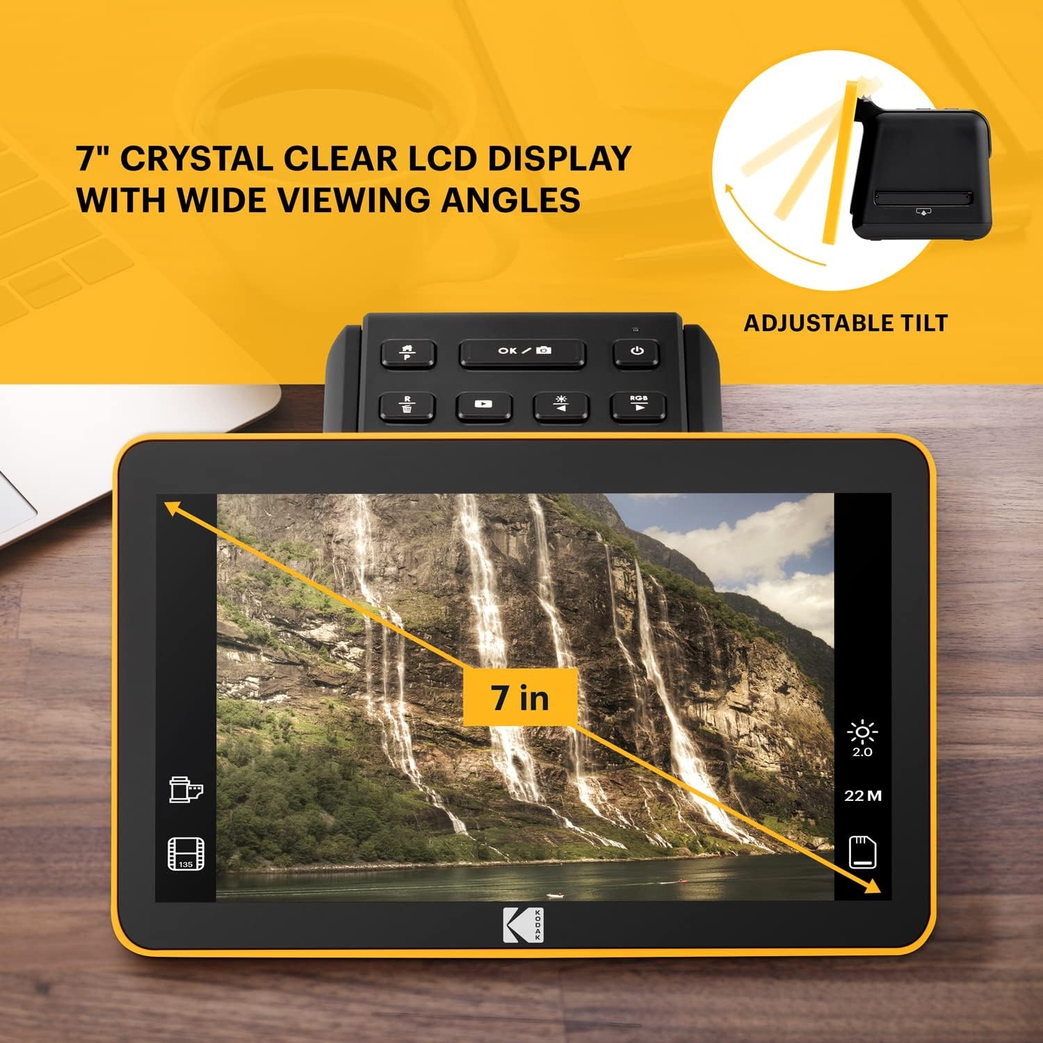 image:imageKODAK Slide N Scan Max Film Scanner Slide Scanner BlackYellow