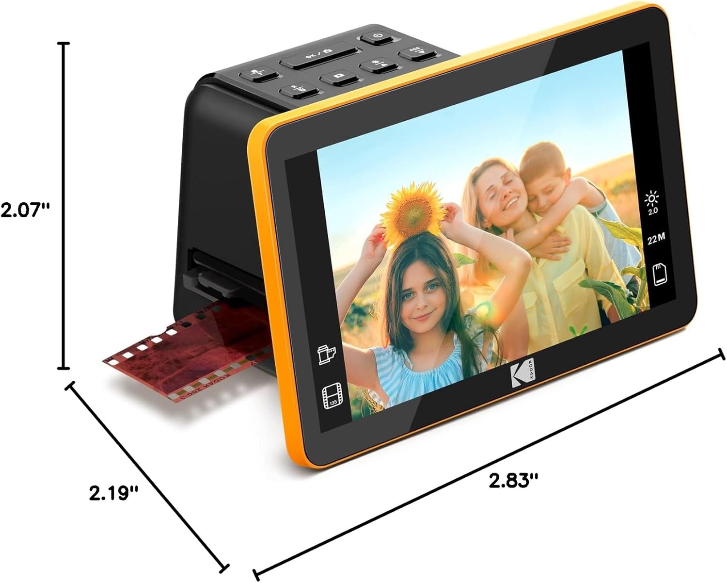 image:imageKODAK Slide N Scan Max Film Scanner Slide Scanner BlackYellow