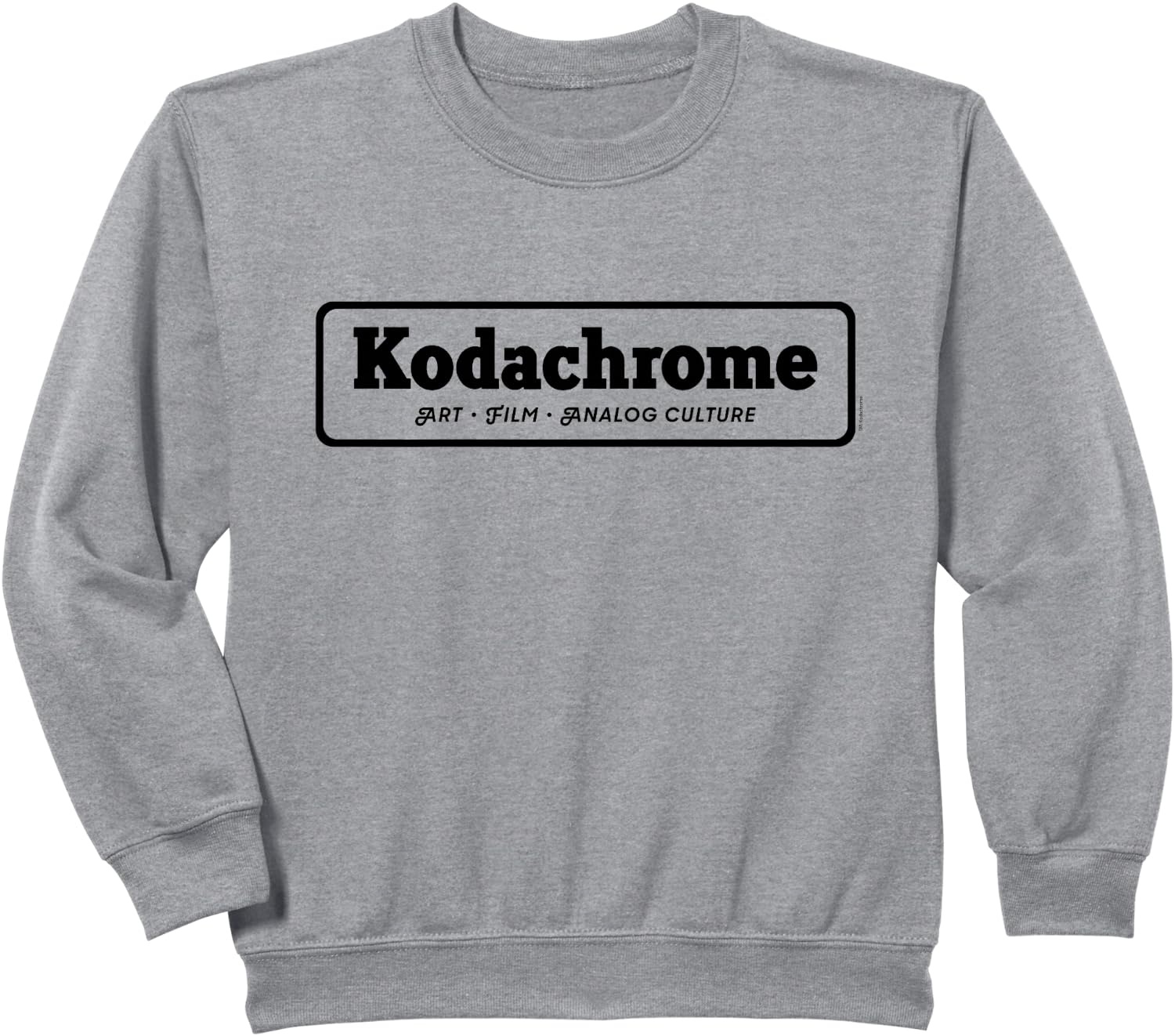 image:imageKodachrome Logo Design Black SweatshirtHeather Grey