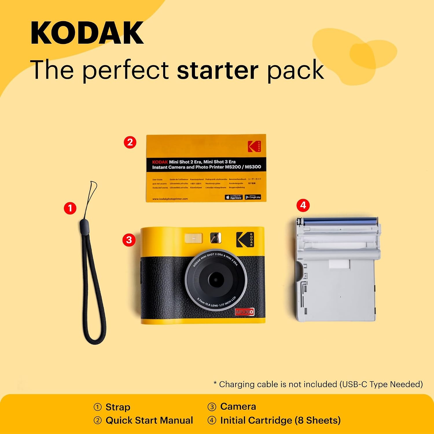 image:imageKodak Cam Mini Shot 3 ERA Black 3x3Black