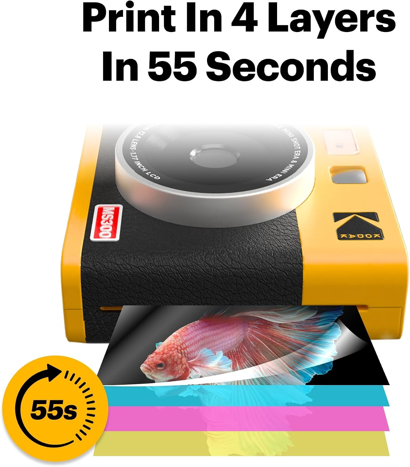 image:imageKodak Cam Mini Shot 3 ERA Black 3x3Yellow