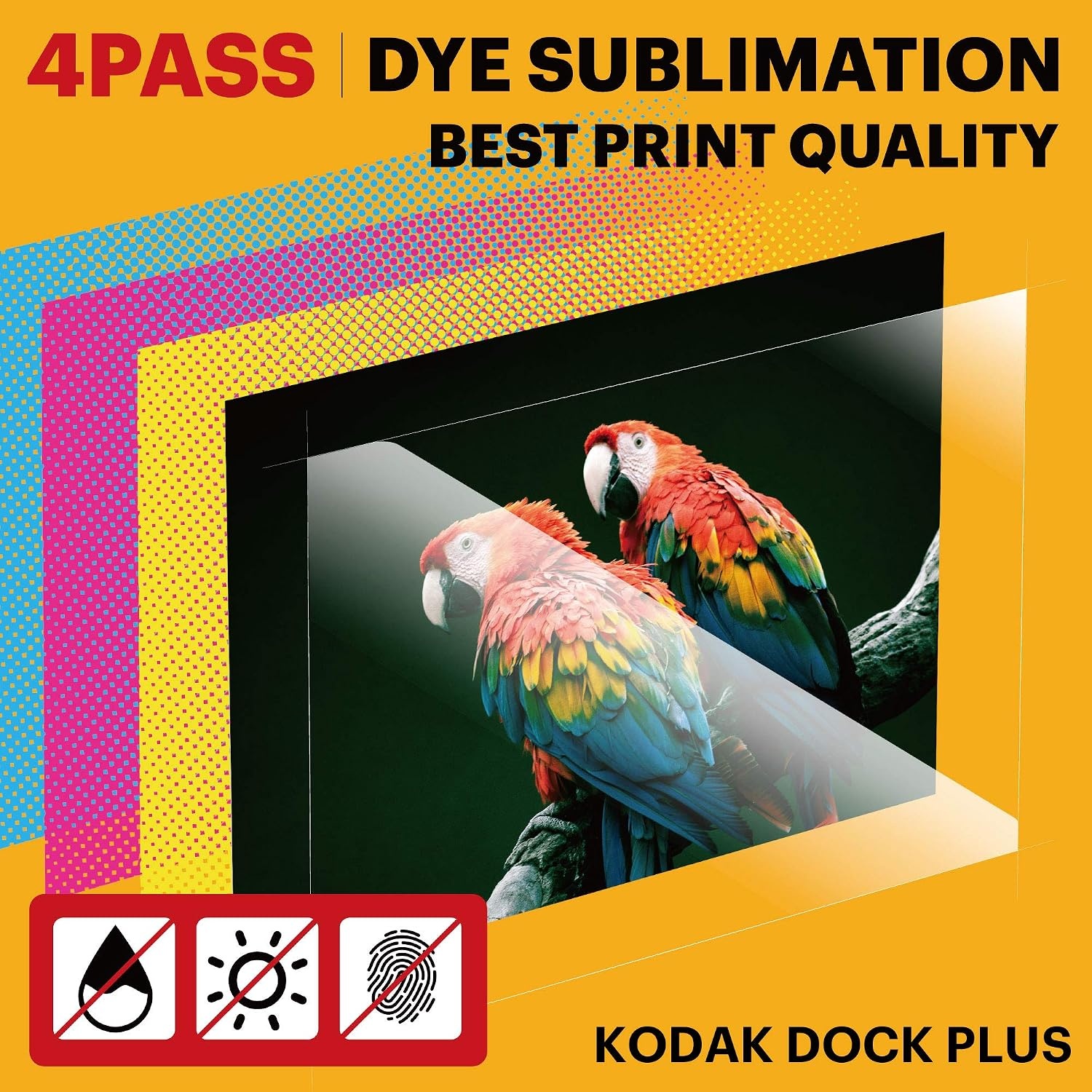 image:imageKodak Dock Plus amp Bluetooth Portable 4x6 Instant Photo Printer40 Bundle