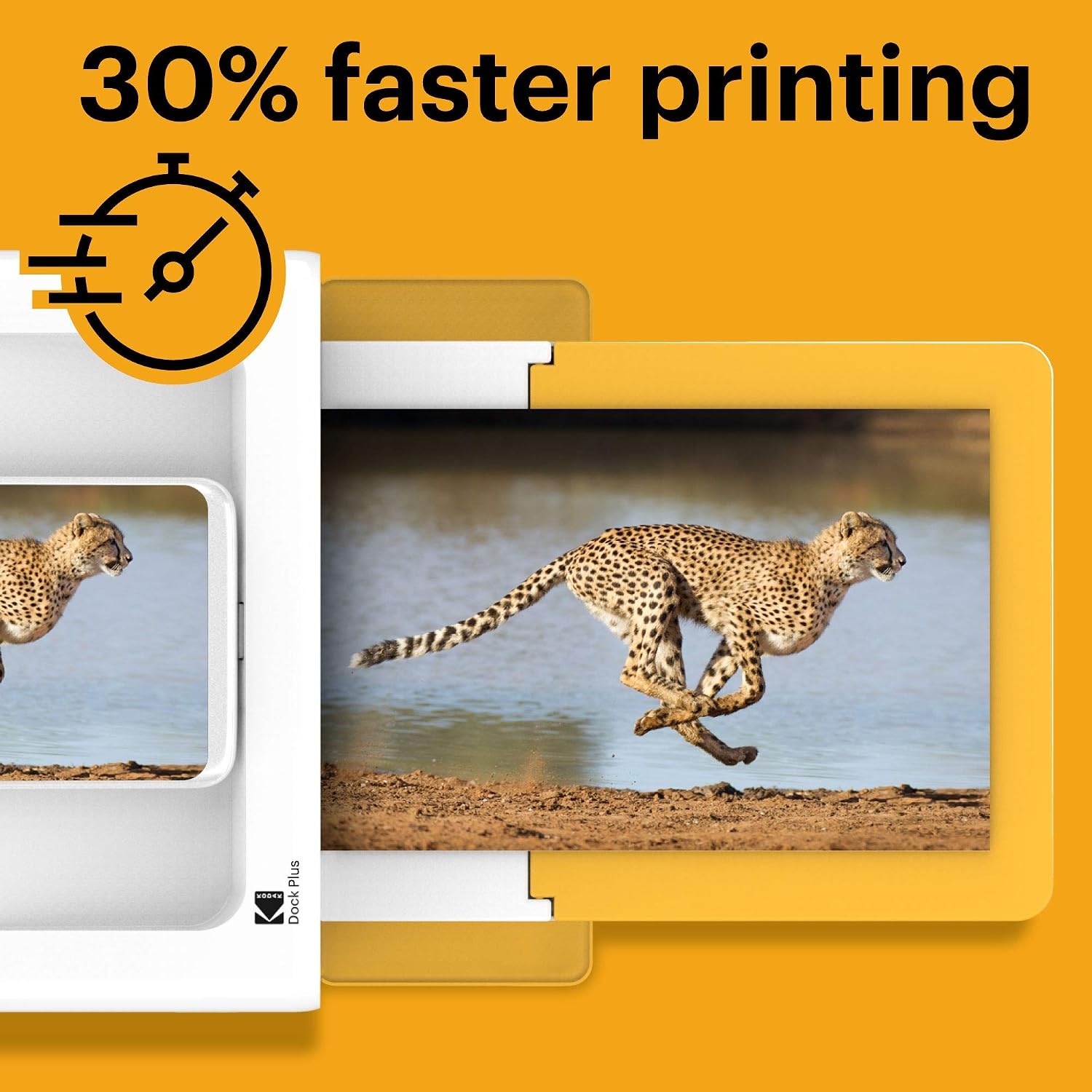image:imageKodak Dock Plus amp Bluetooth Portable 4x6 Instant Photo Printer40 Bundle