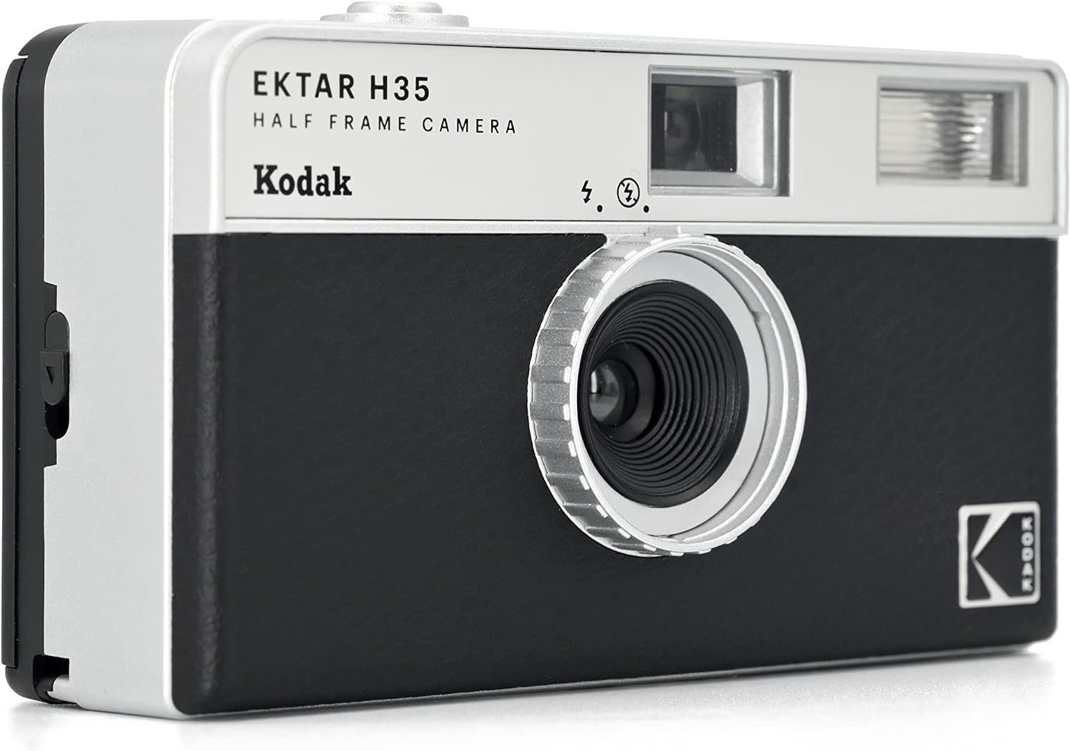 image:imageKodak EKTAR H35 Half Frame Film Camera OffWhite SingleBlack