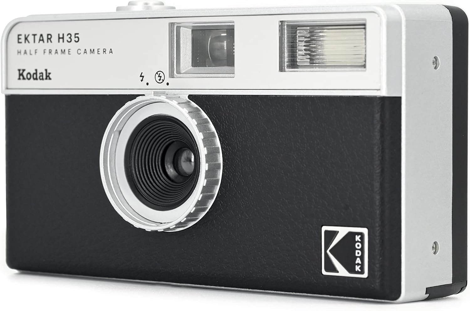 image:imageKodak EKTAR H35 Half Frame Film Camera OffWhite SingleBlack