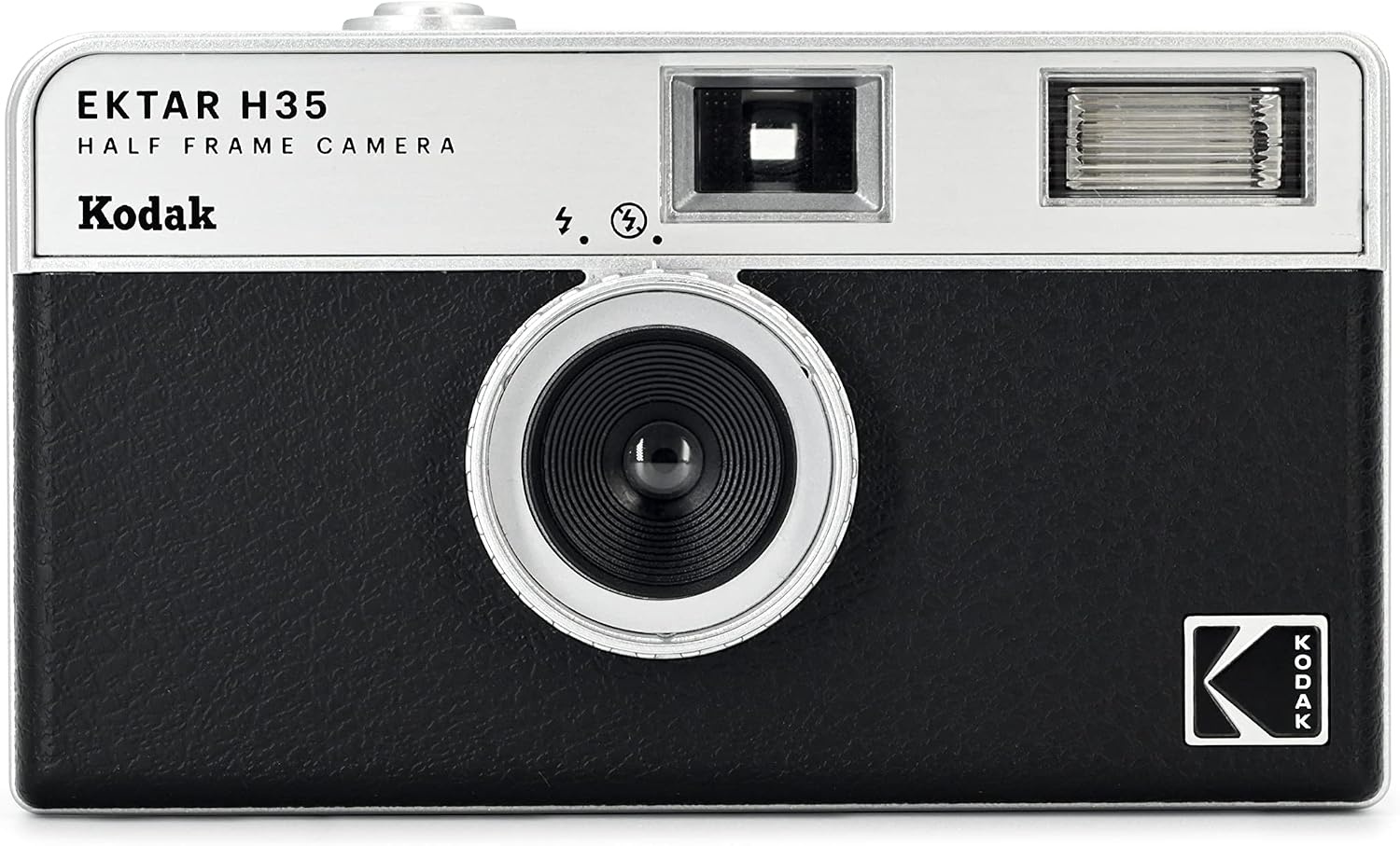 image:imageKodak EKTAR H35 Half Frame Film Camera OffWhite SingleBlack