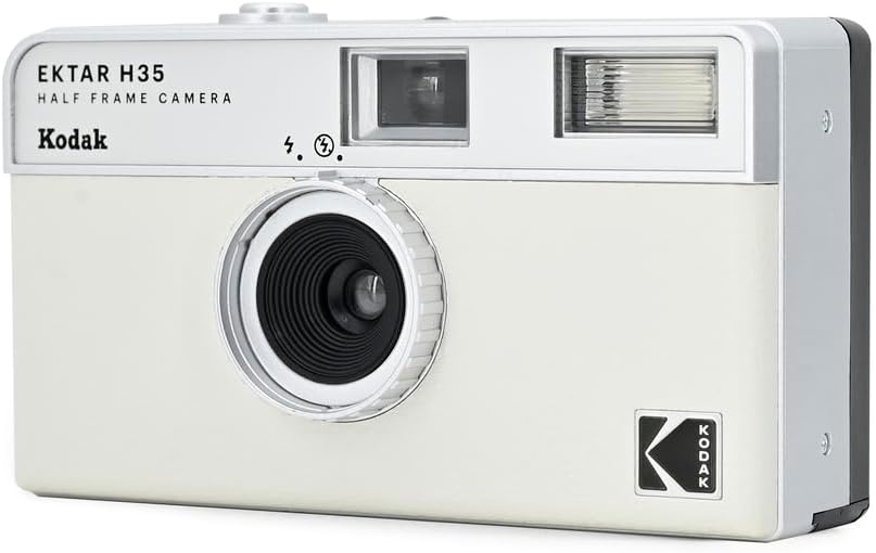 image:imageKodak EKTAR H35 Half Frame Film Camera OffWhite SingleOffwhite