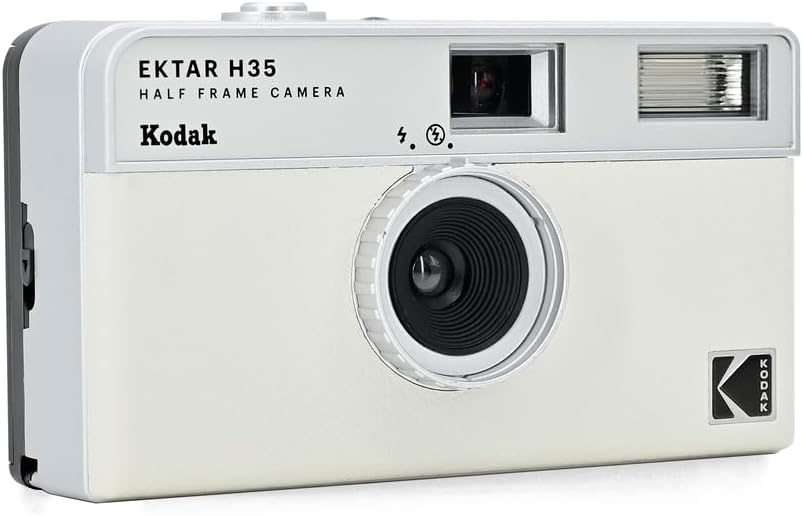 image:imageKodak EKTAR H35 Half Frame Film Camera OffWhite SingleOffwhite