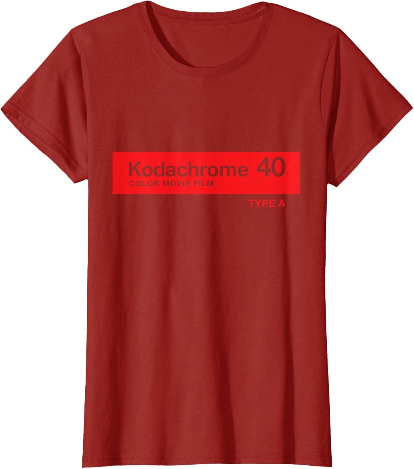 image:imageKodak Kodachrome 40 TShirtCranberry Red