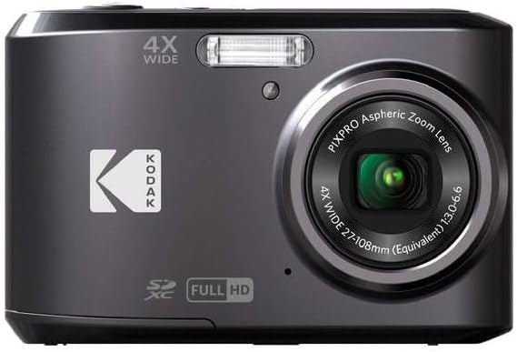 image:imageKodak PIXPRO Friendly Zoom FZ43BK 16MP Digital Camera with 4X Optical Zoom and 27 LCD Screen BlackBlack