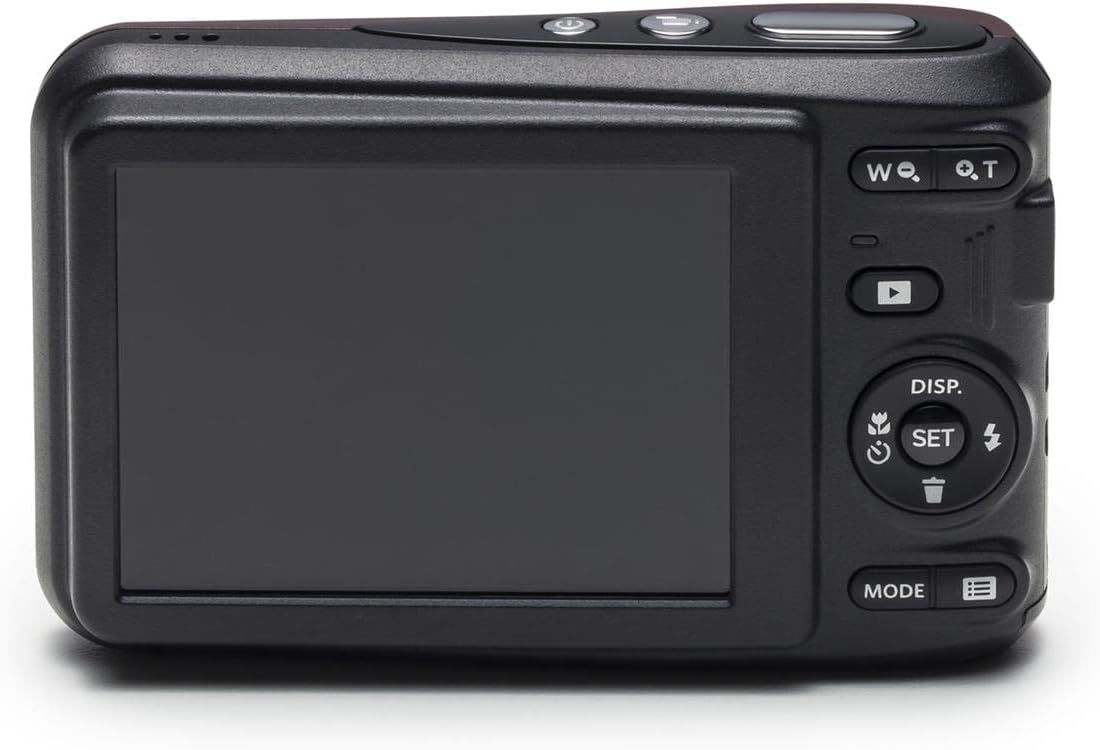 image:imageKodak PIXPRO Friendly Zoom FZ43BK 16MP Digital Camera with 4X Optical Zoom and 27 LCD Screen BlackRed