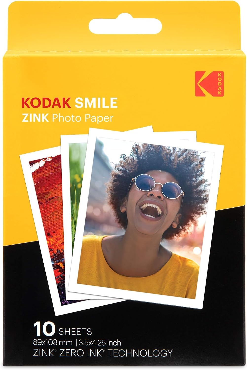 image:imageKodak Smile Classic Digital Instant Camera with Bluetooth Green w 10 Pack of 35x425 inch Premium Zink Print Photo PaperGreen
