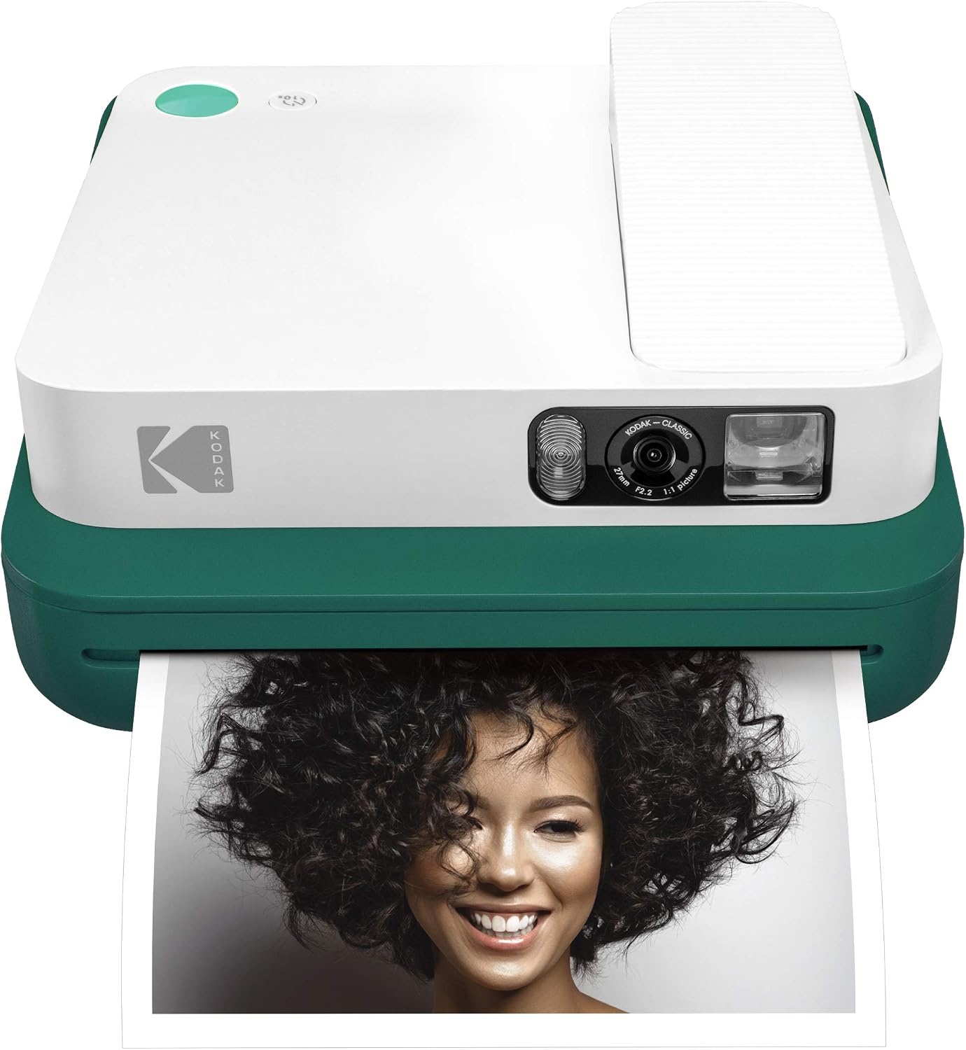 image:imageKodak Smile Classic Digital Instant Camera with Bluetooth Green w 10 Pack of 35x425 inch Premium Zink Print Photo PaperGreen