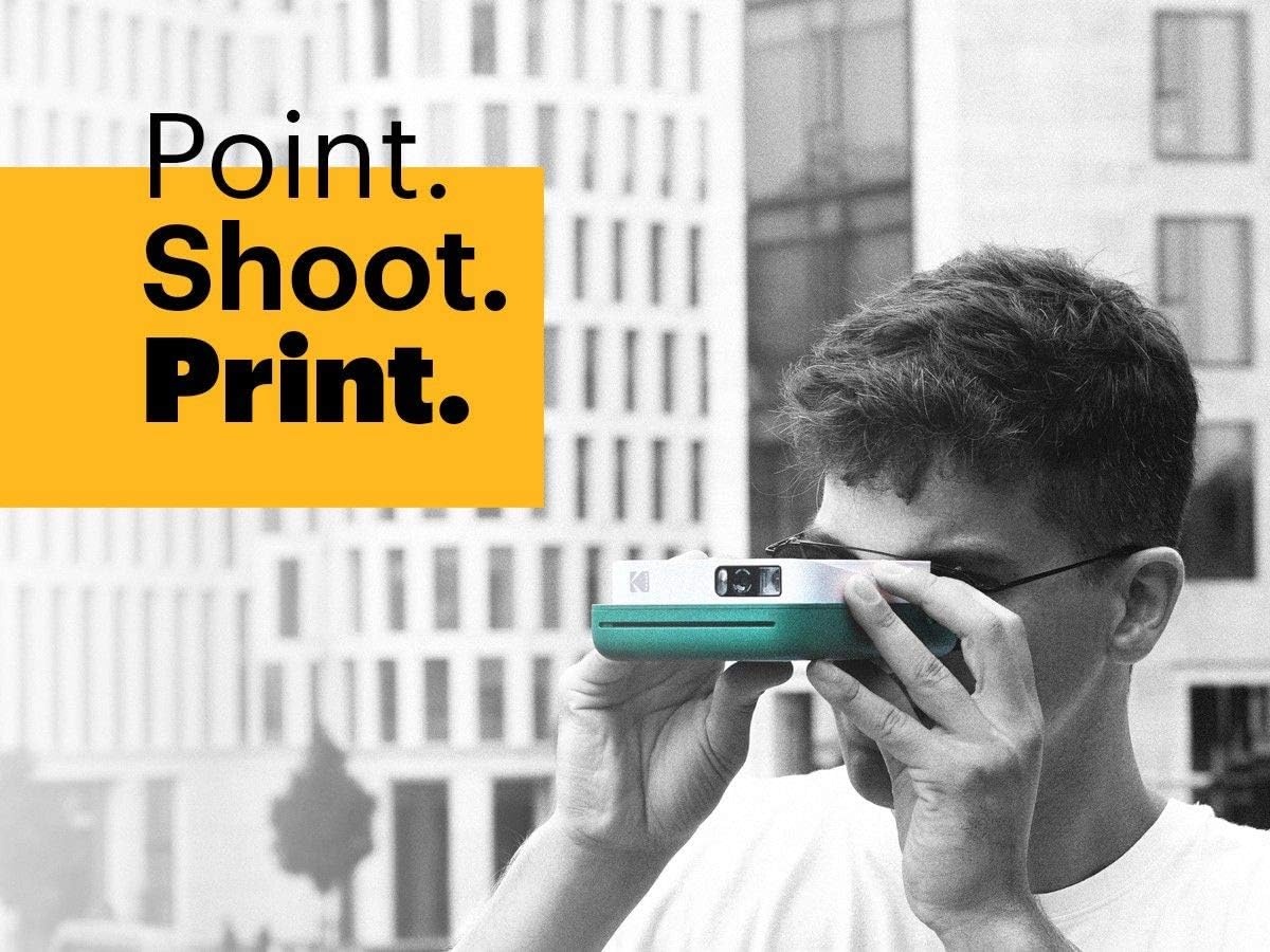 image:imageKodak Smile Classic Digital Instant Camera with Bluetooth Green w 10 Pack of 35x425 inch Premium Zink Print Photo PaperGreen