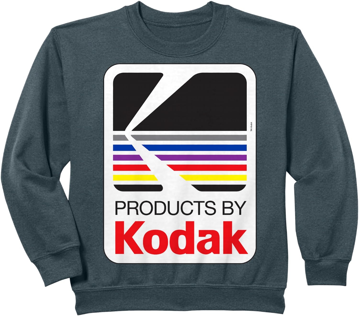 image:imageProducts By Kodak Vintage Logo SweatshirtDark Heather Grey