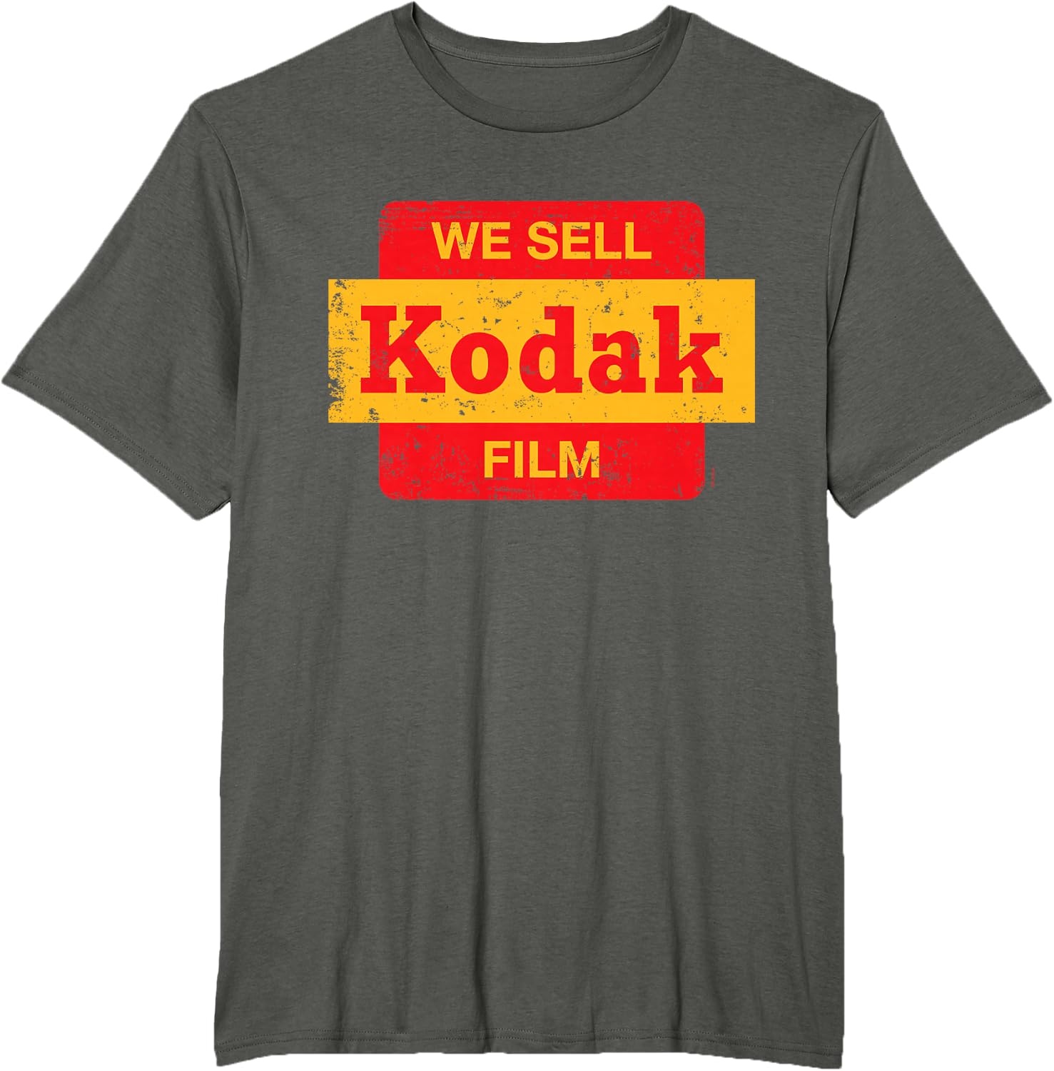image:imageVintage We Sell Kodak Film Retail Sign Design TShirt SmallAsphalt Grey