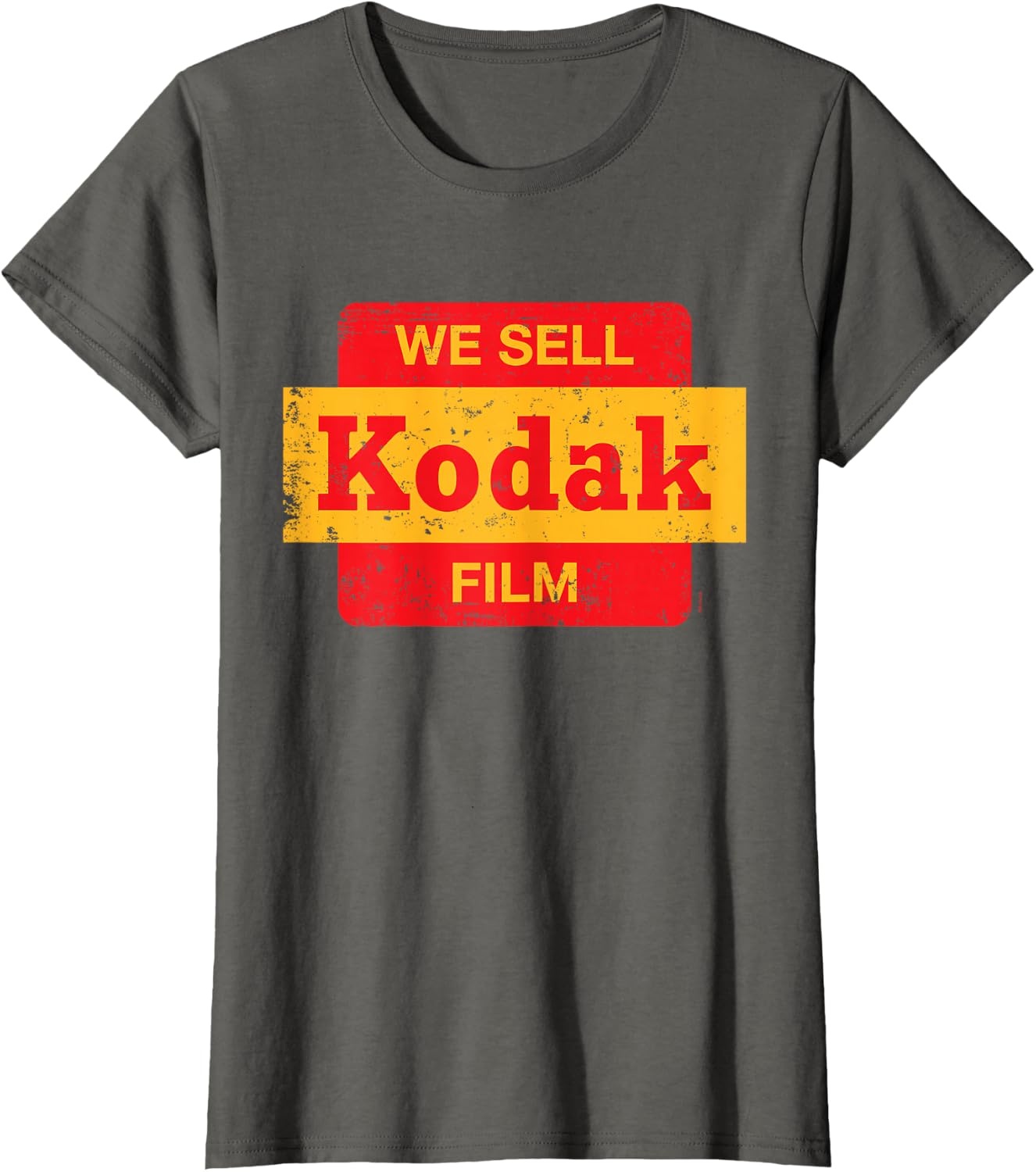 image:imageVintage We Sell Kodak Film Retail Sign Design TShirt SmallAsphalt Grey