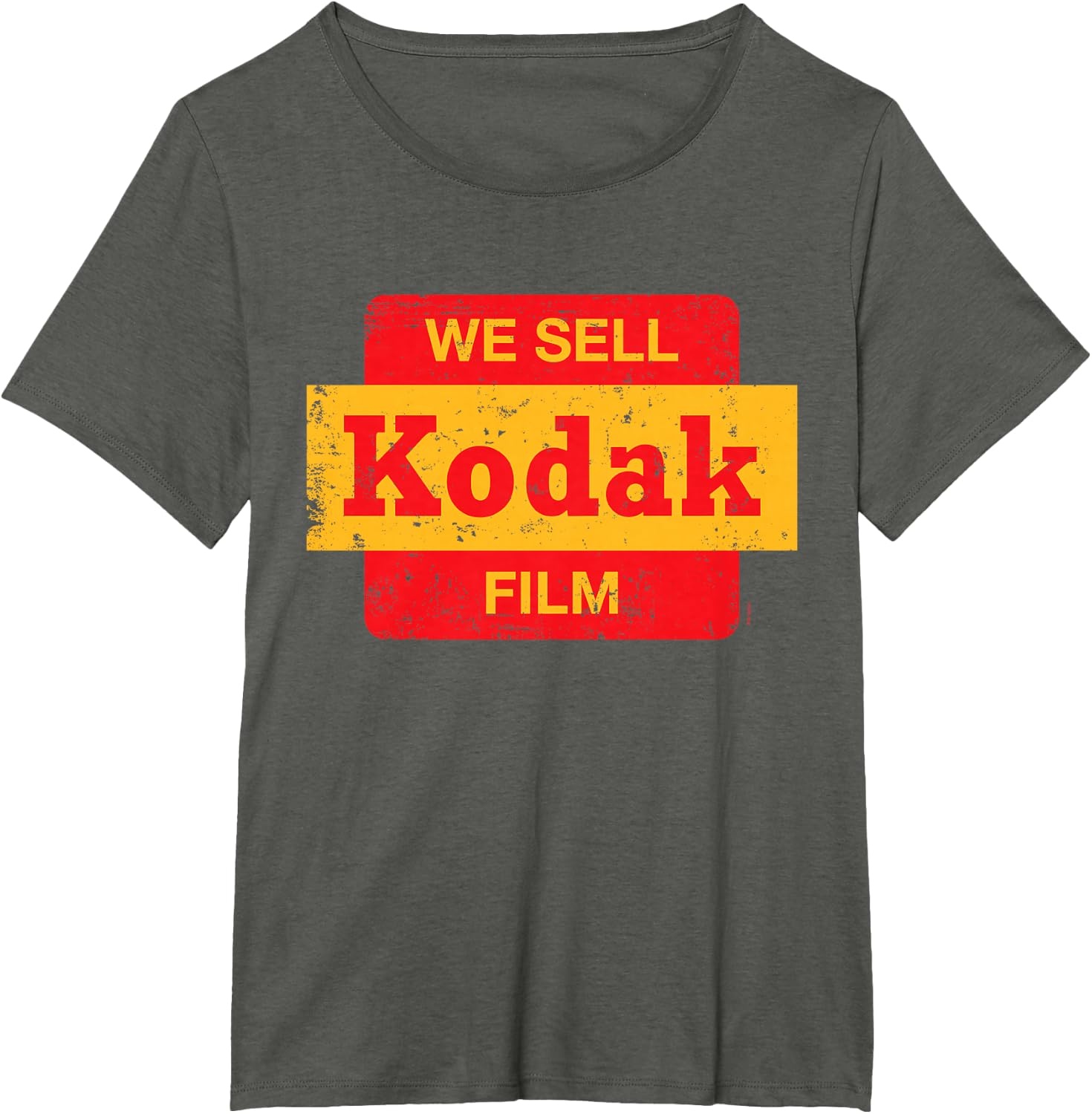 image:imageVintage We Sell Kodak Film Retail Sign Design TShirt SmallAsphalt Grey