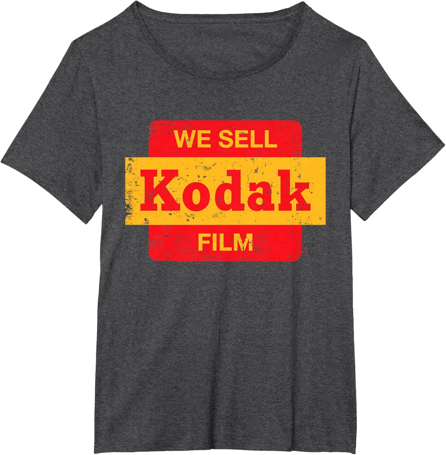 image:imageVintage We Sell Kodak Film Retail Sign Design TShirt SmallDark Heather Grey