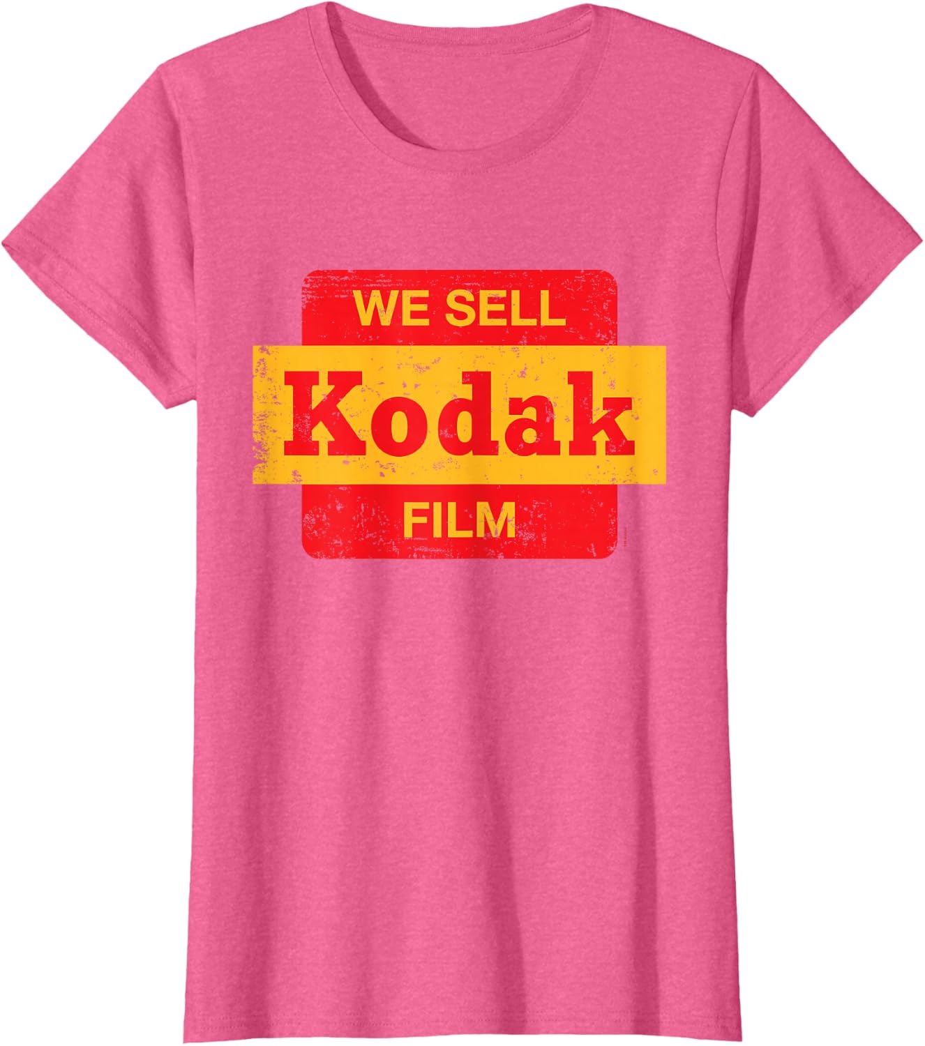 image:imageVintage We Sell Kodak Film Retail Sign Design TShirt SmallPink Heather